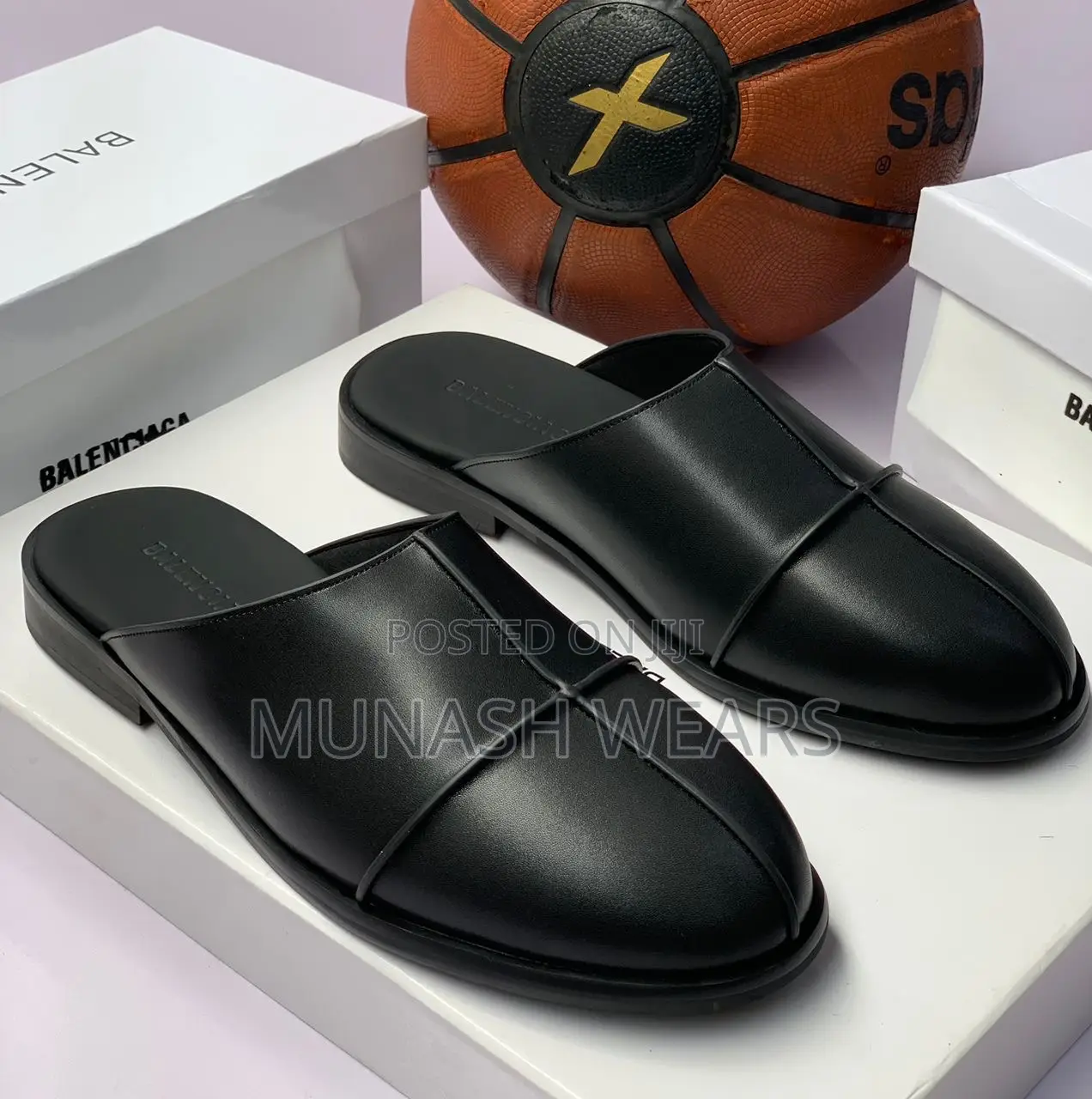 BALENCIAGA Leather Half Shoe