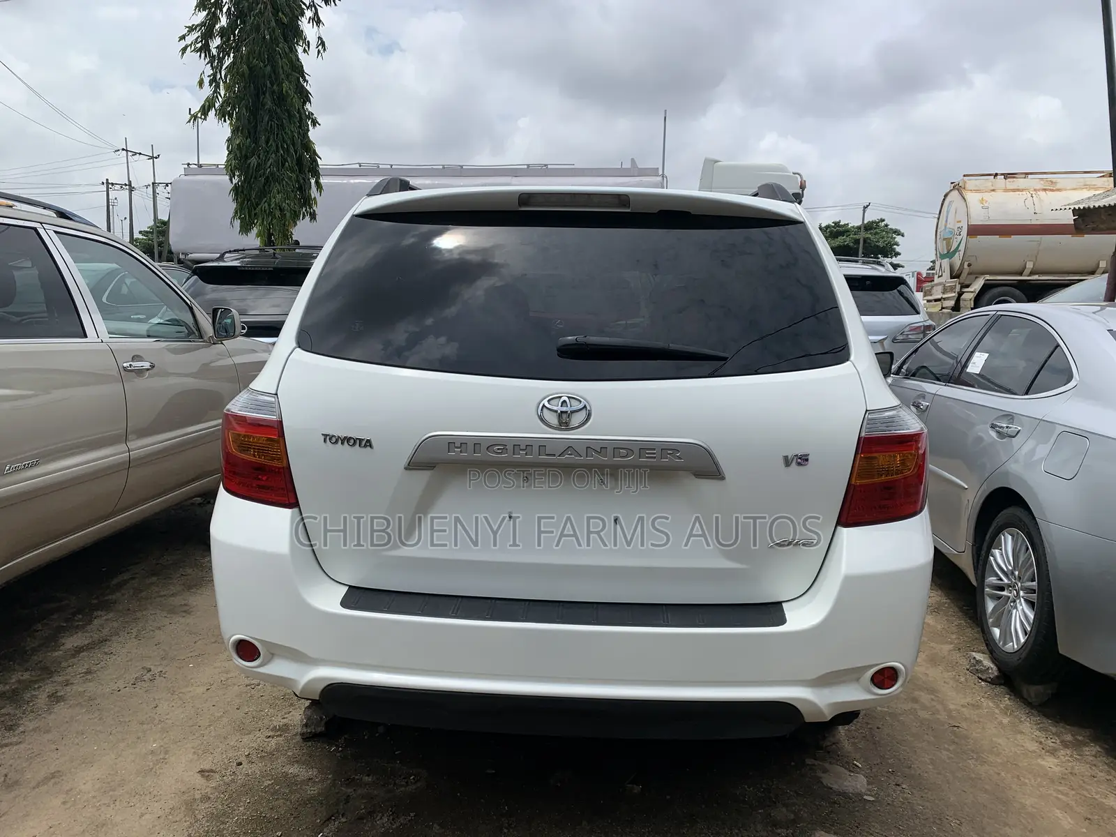 Toyota Highlander Limited 2009 White