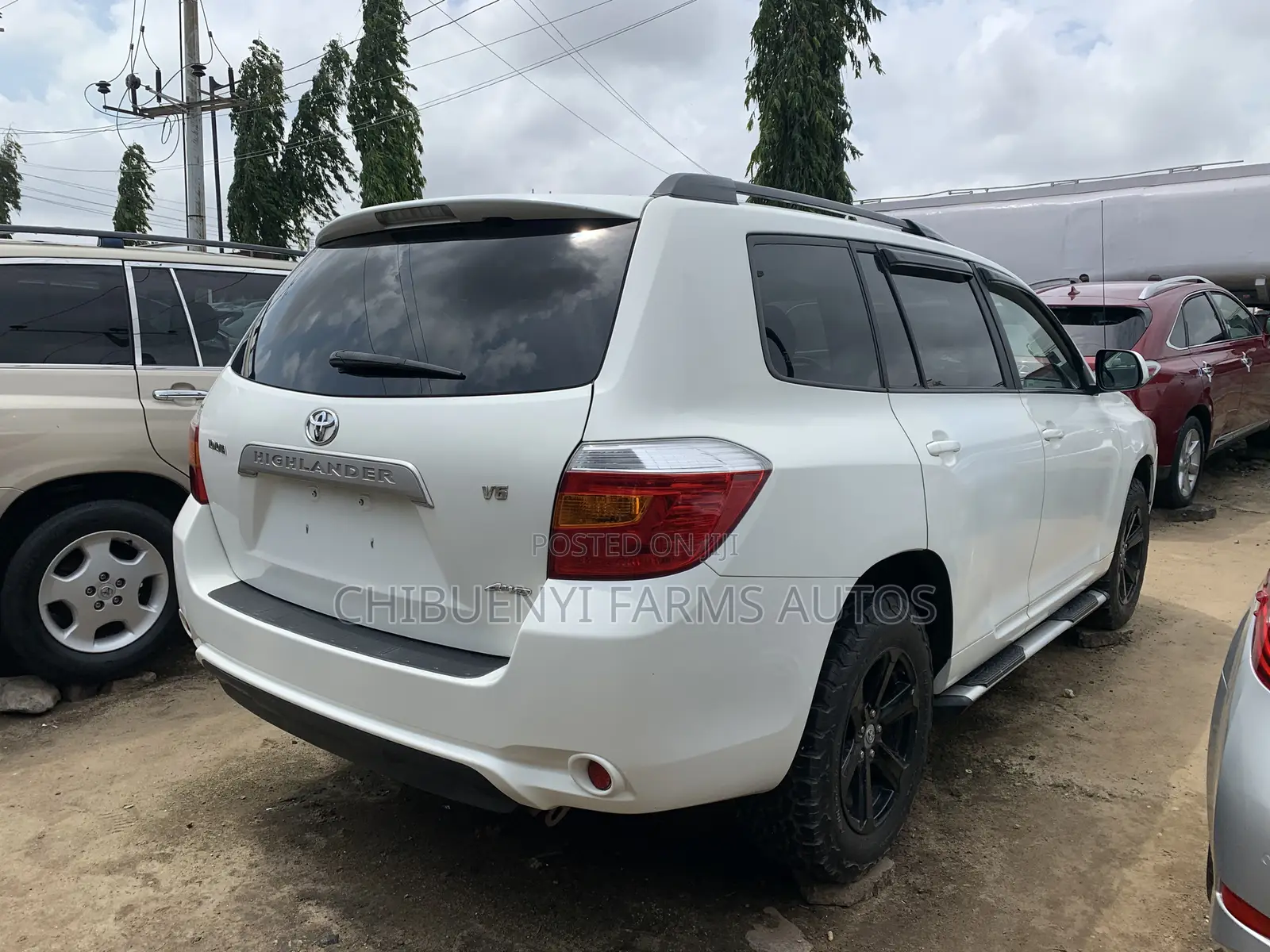 Toyota Highlander Limited 2009 White