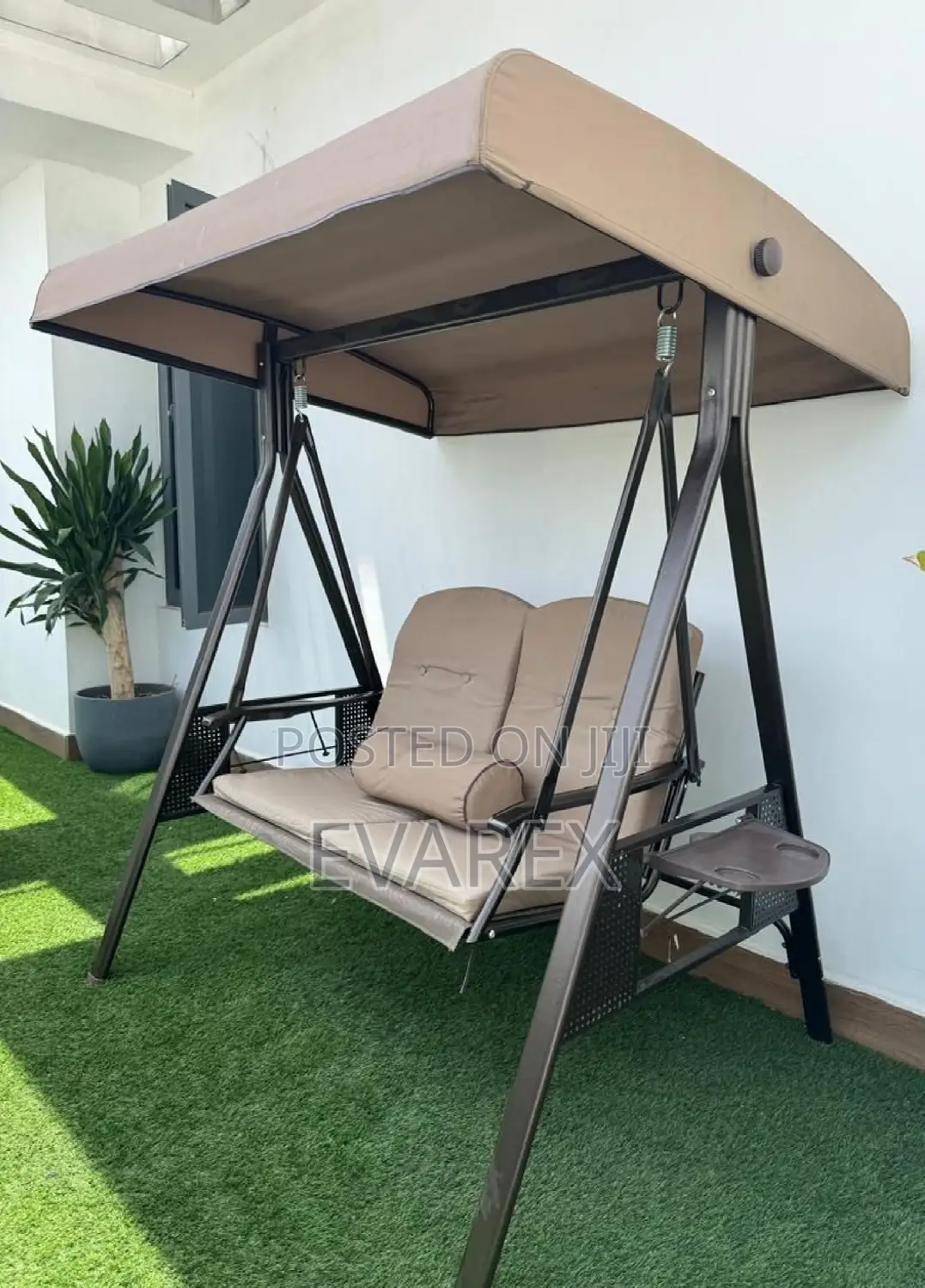 Luxury 2 in 1 Canopy Swing Chair for Two