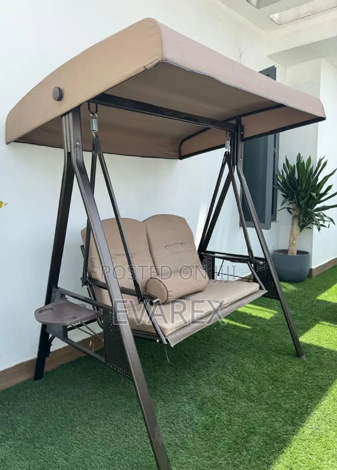 Luxury 2 in 1 Canopy Swing Chair for Two