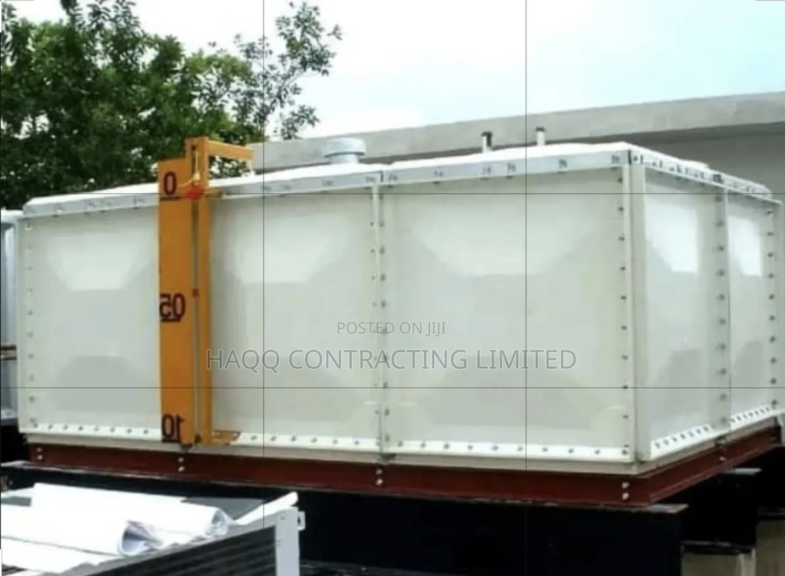 Fibreglass Water Storage Tank Construction in Nigeria