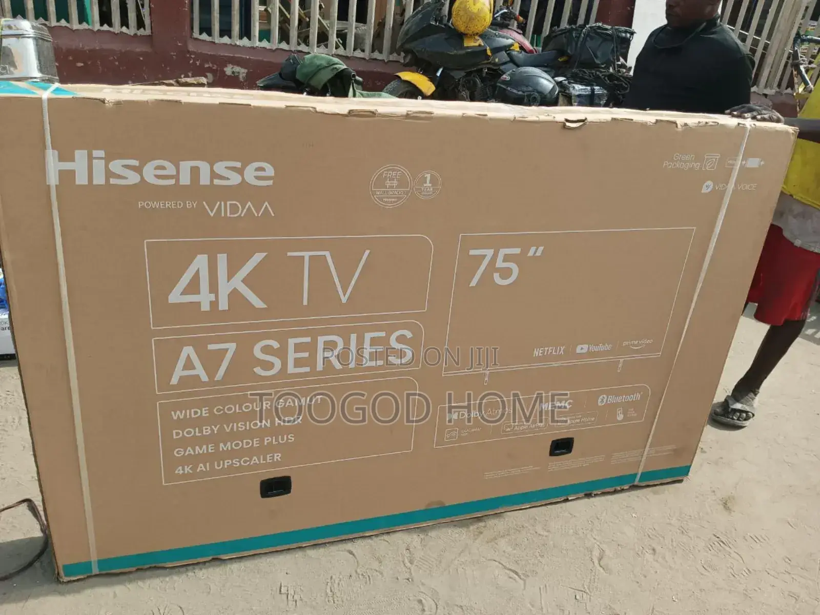 Original Hisense 75 Inches Smart Tv
