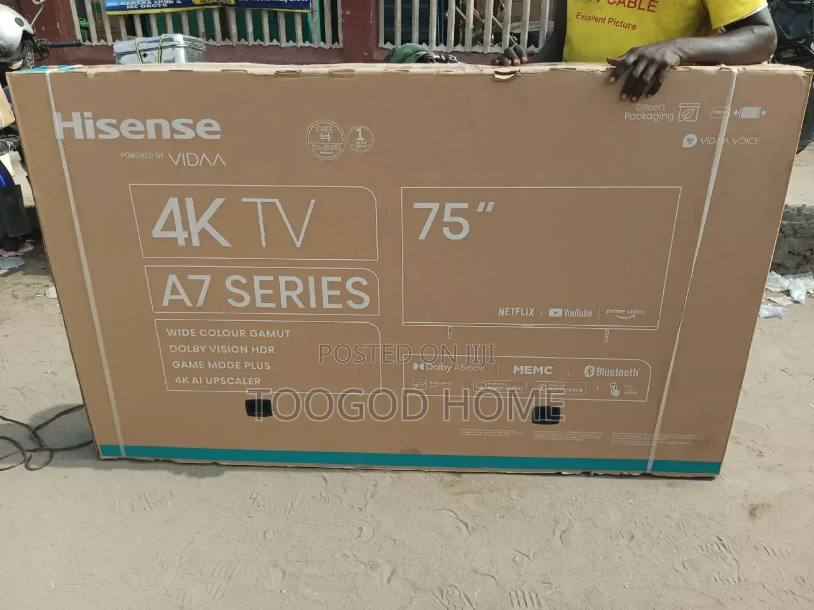 Original Hisense 75 Inches Smart Tv