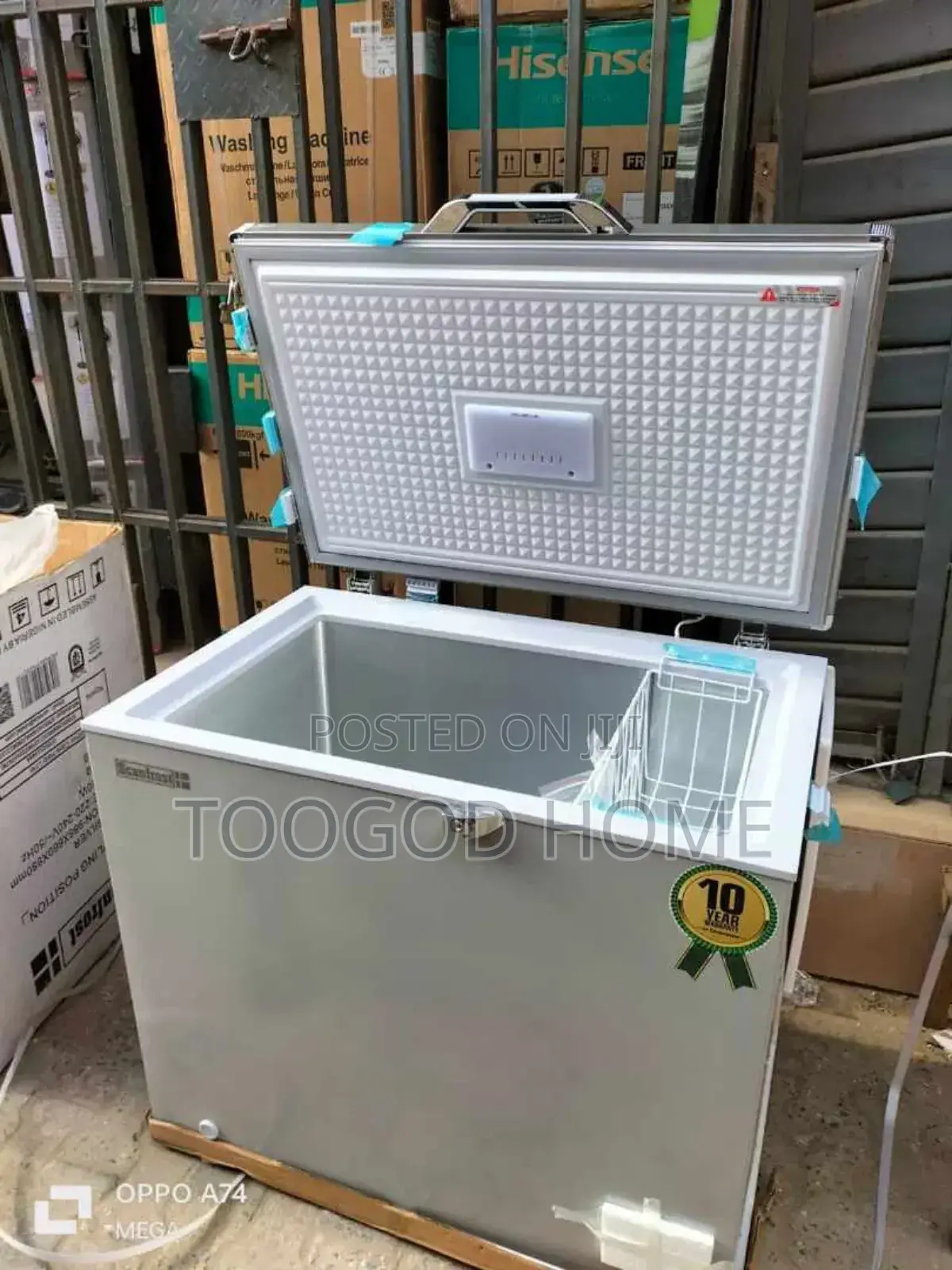 Inverter Scanfrost Deep Freezer 250liters