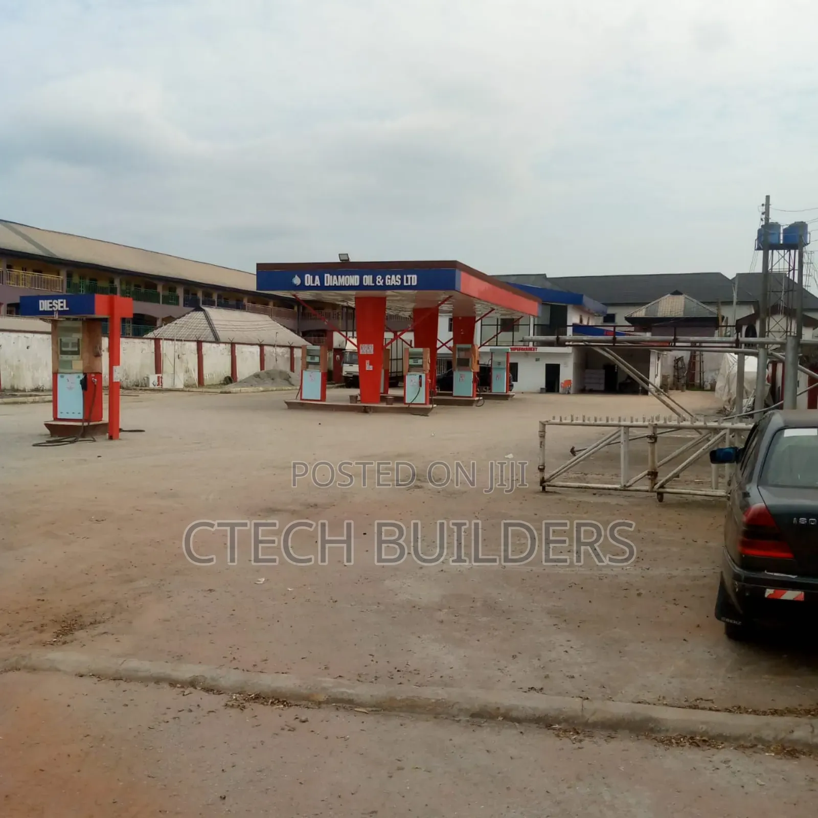 Filling Station With Gas Plant on 100ftx170ft at Aduwawa Rd
