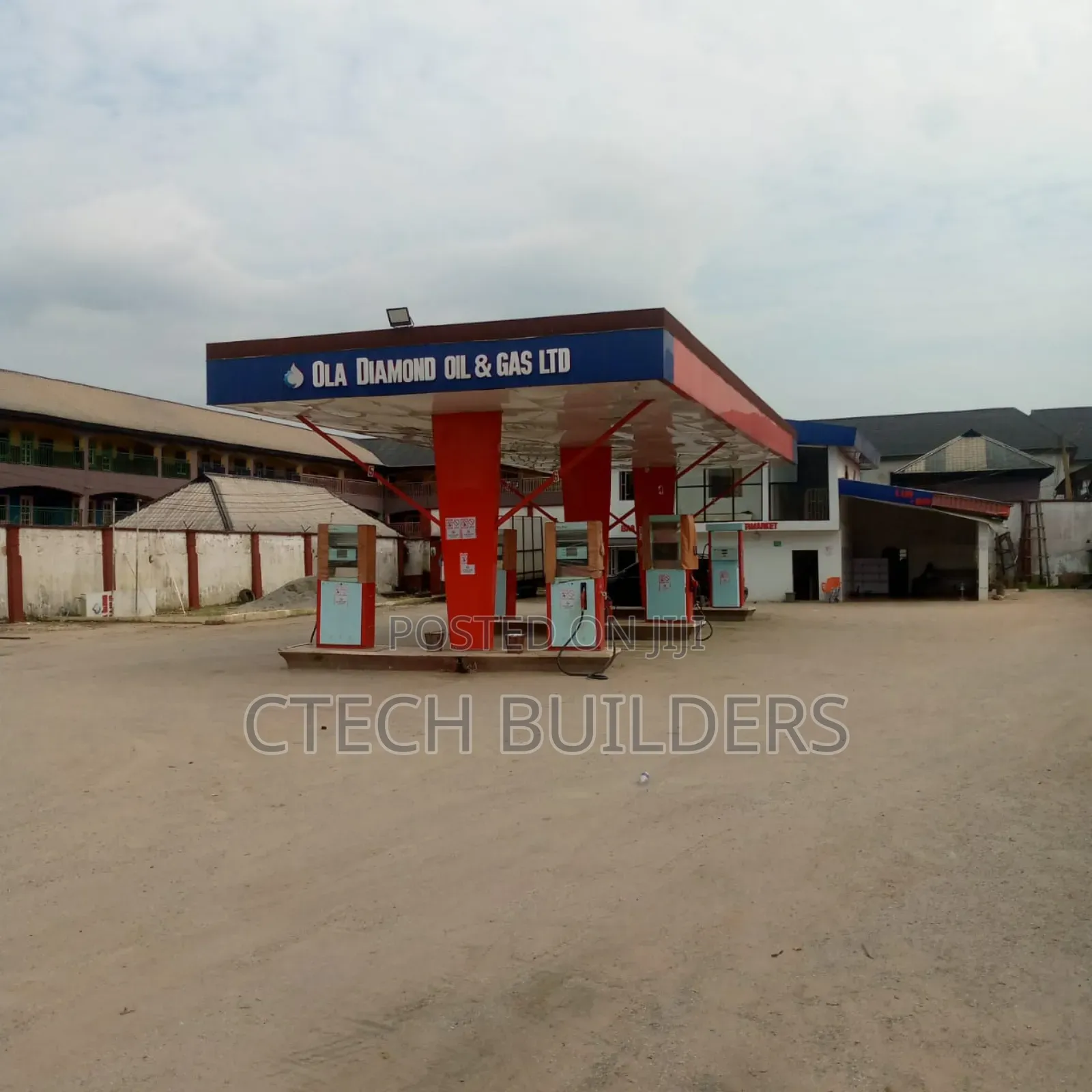Filling Station With Gas Plant on 100ftx170ft at Aduwawa Rd