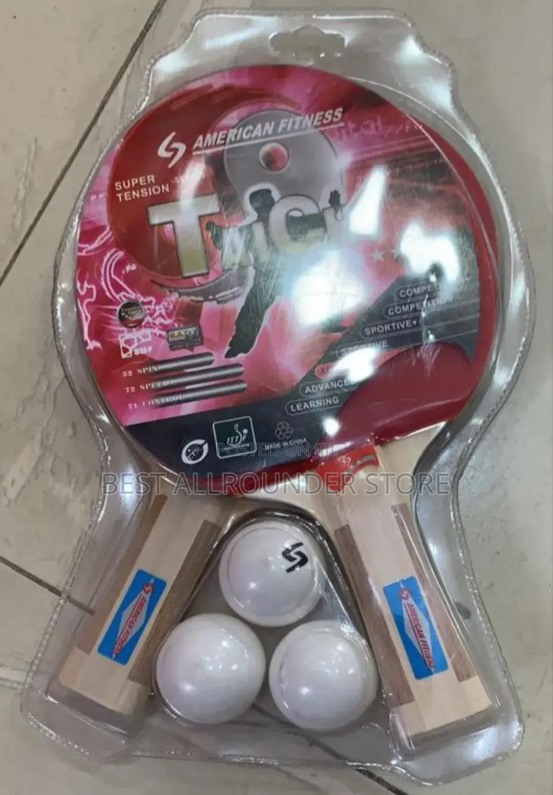 American Fitness Table Tennis Bat