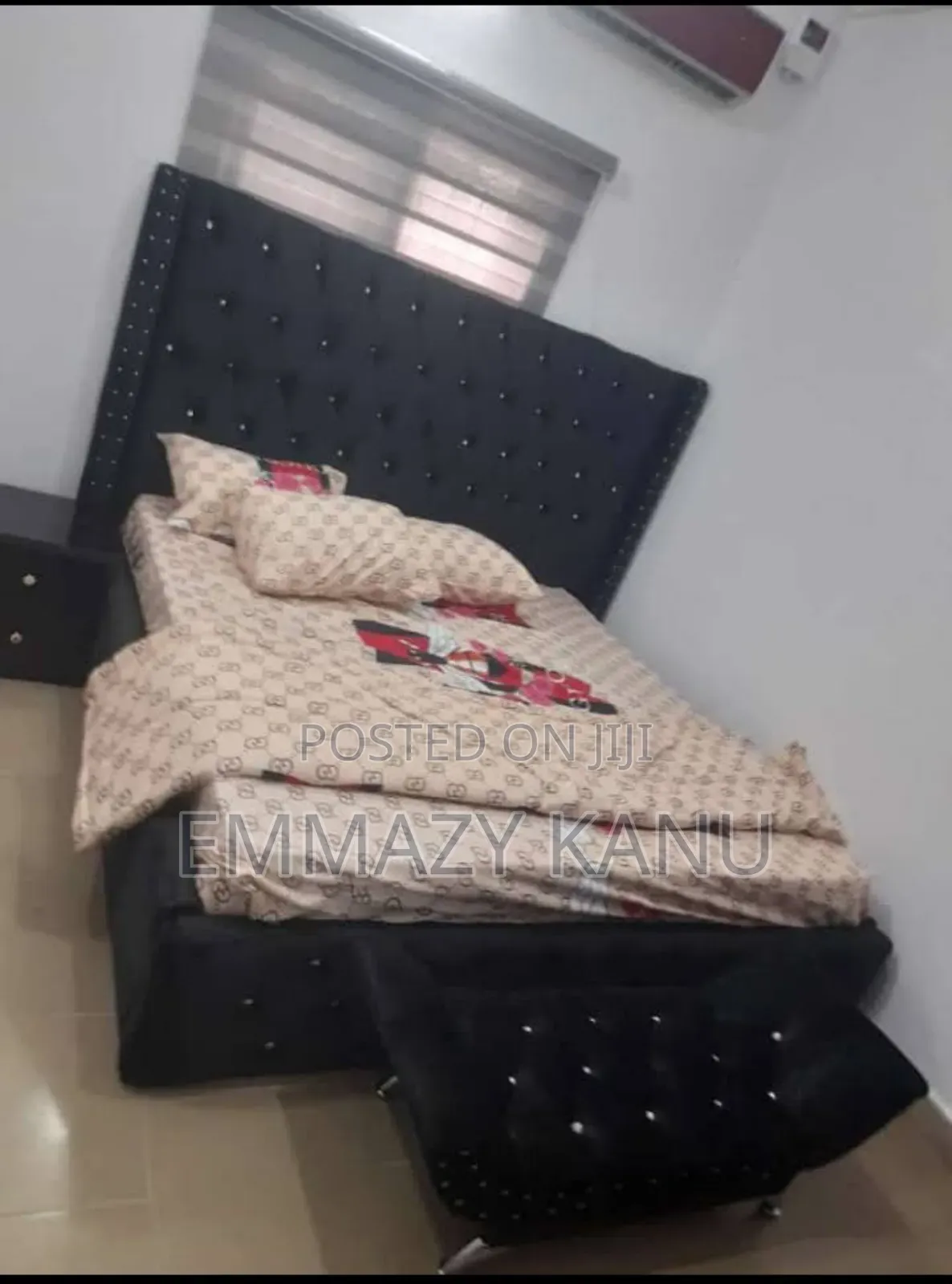 6x6 Bedframe With Ottoman and Drawer
