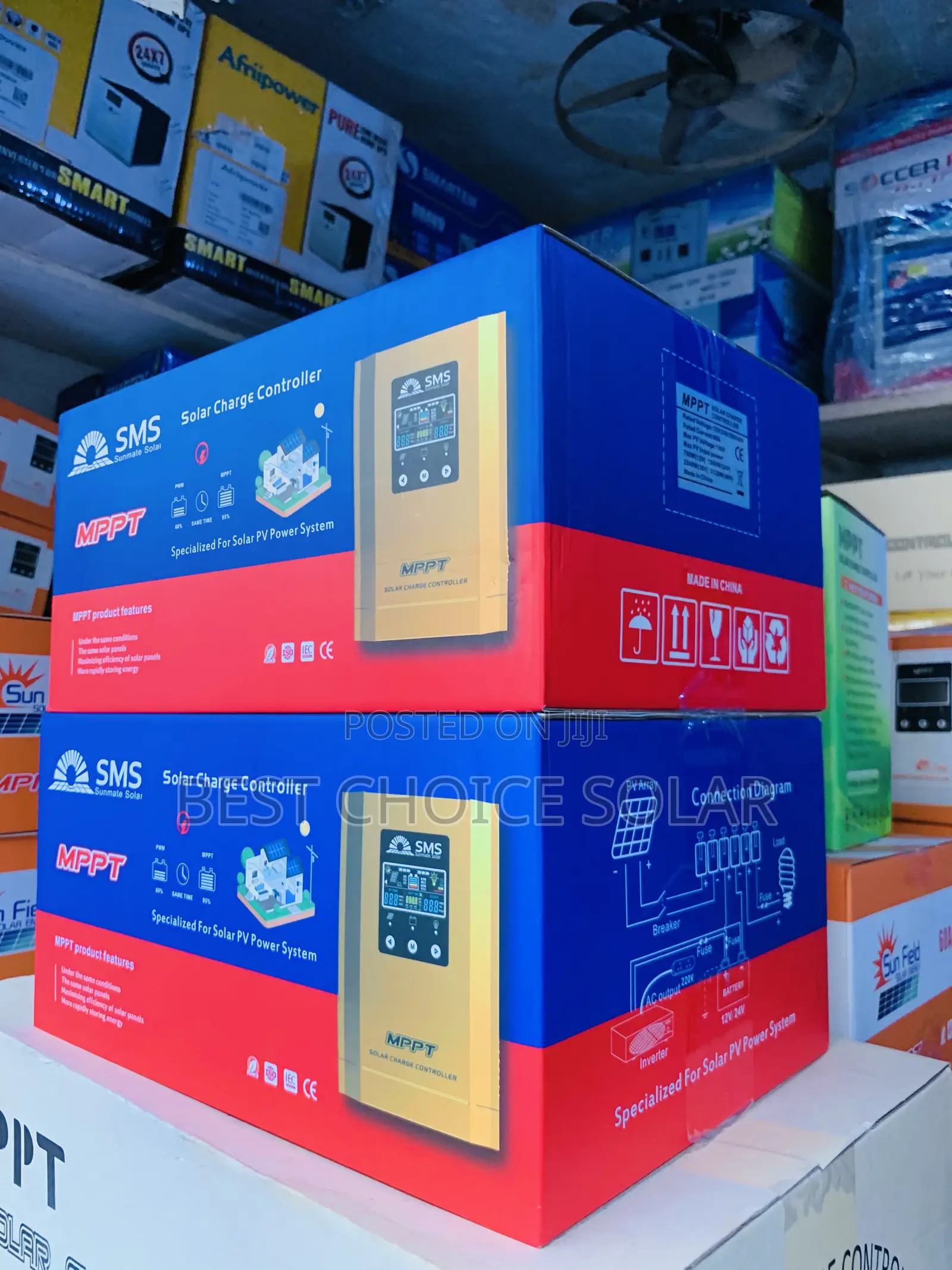 60ah Mppt Solar Charger Controller Sms Product