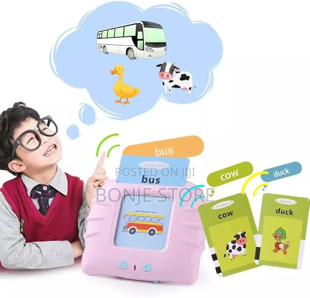 Talking Rechargeable Flash Card Reader for Kids