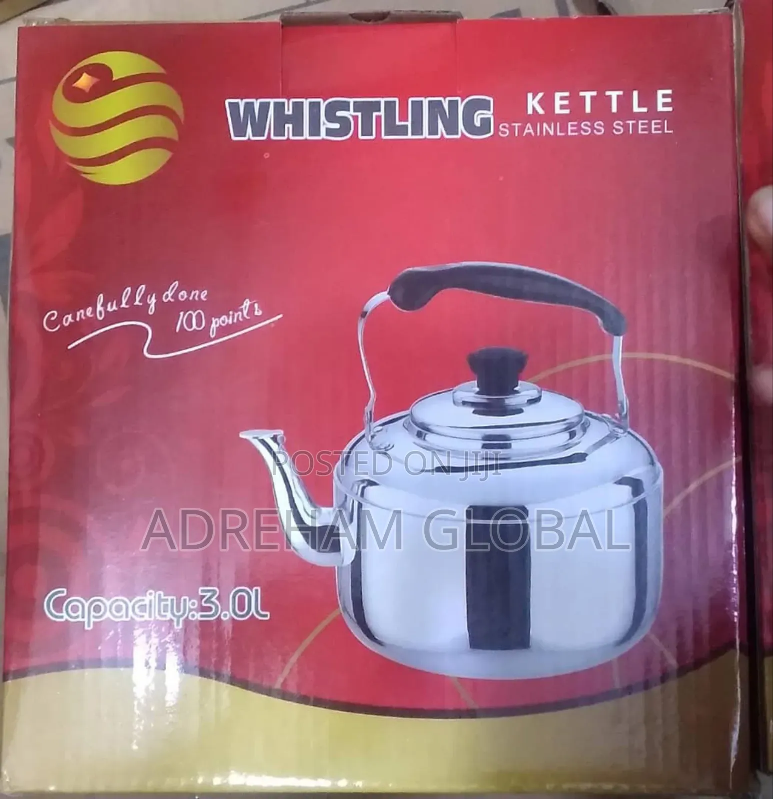 3L Stainless Steel Whistling Kettle