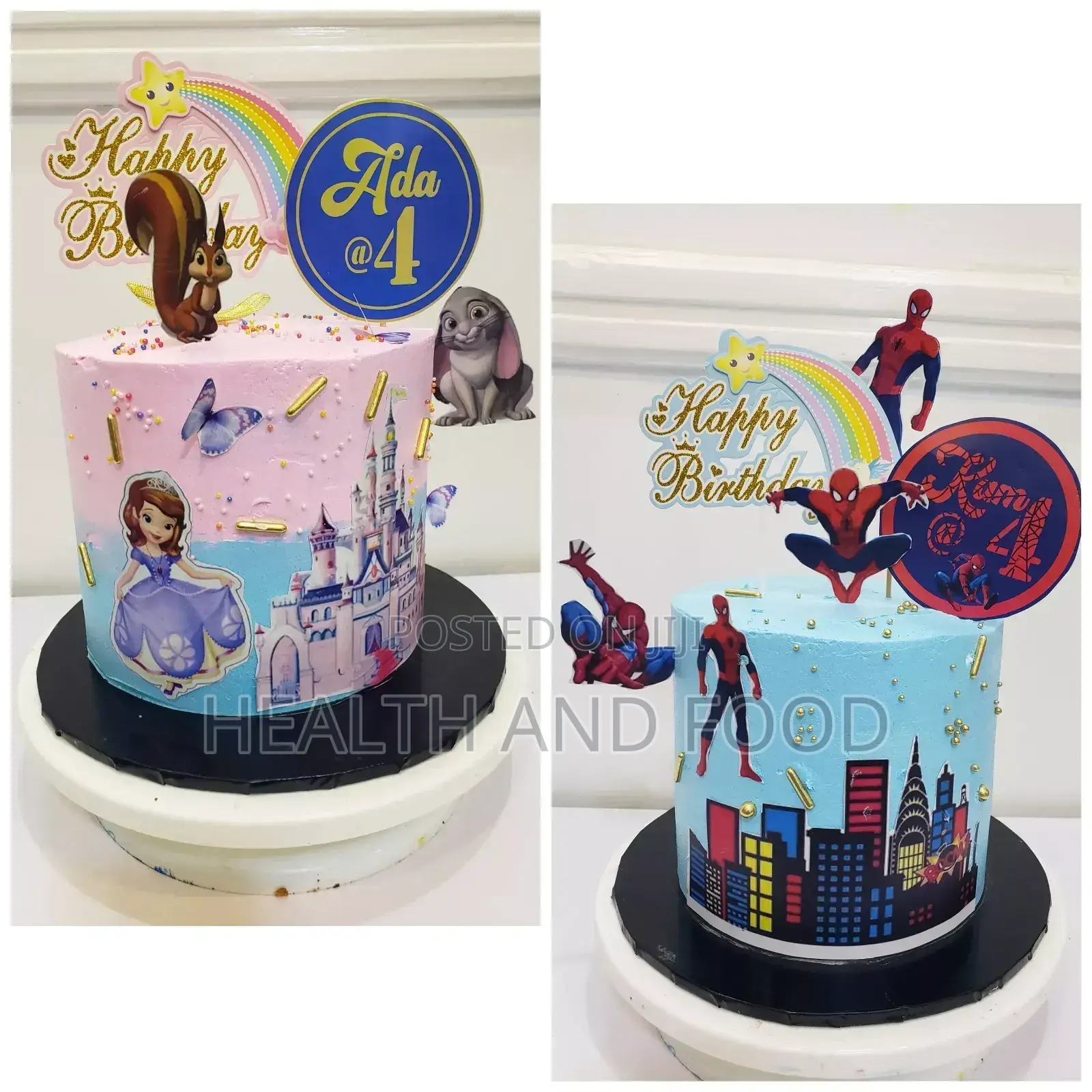 6" Birthday Party Cake for Children