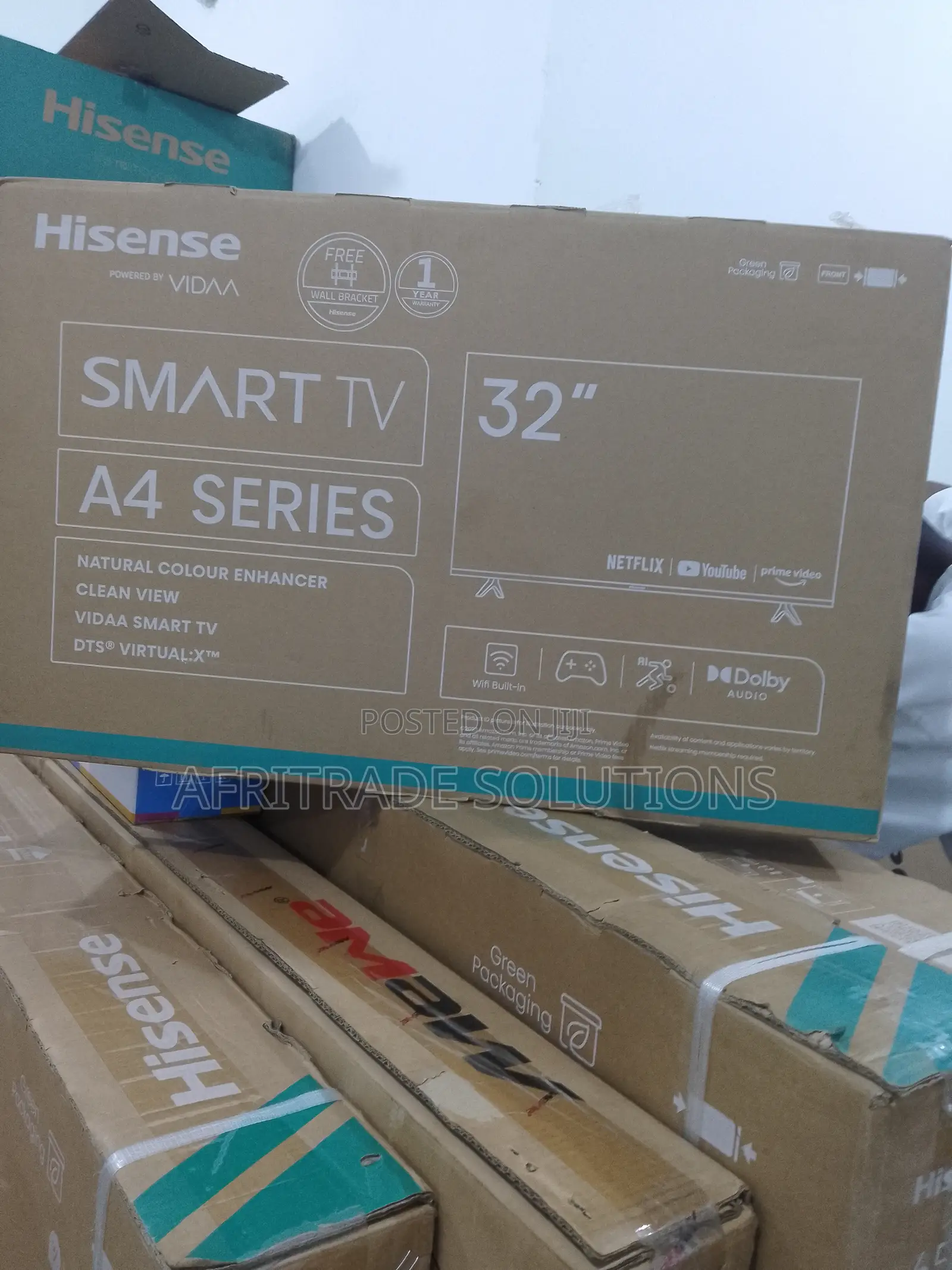 Hisense 32 Inches Smart HD Tv- Feature Packed