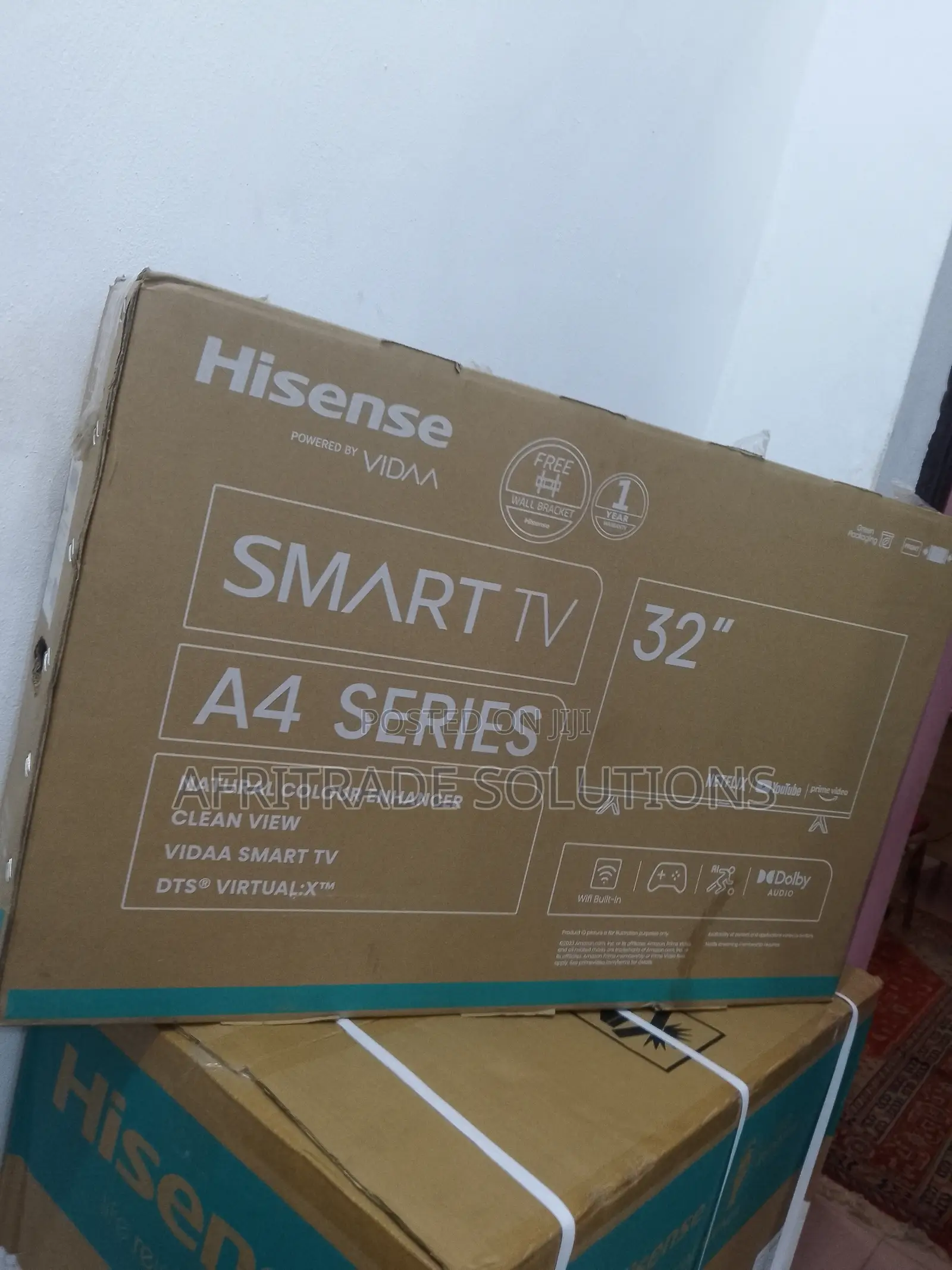 Brand New 32" Hisense Smart HD TV (32A4K)