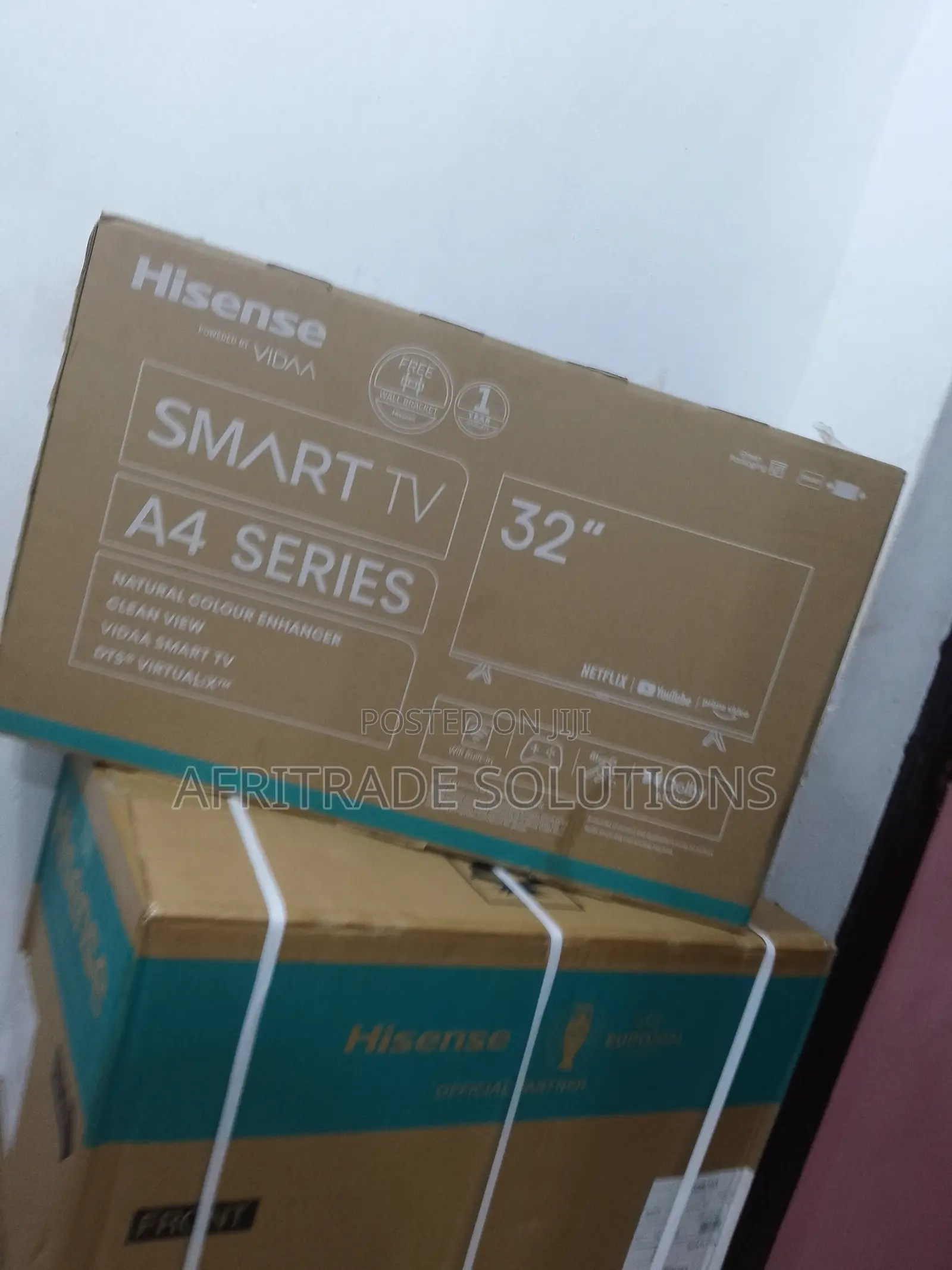 Durable 32" Hisense Smart HD TV (32A4K)