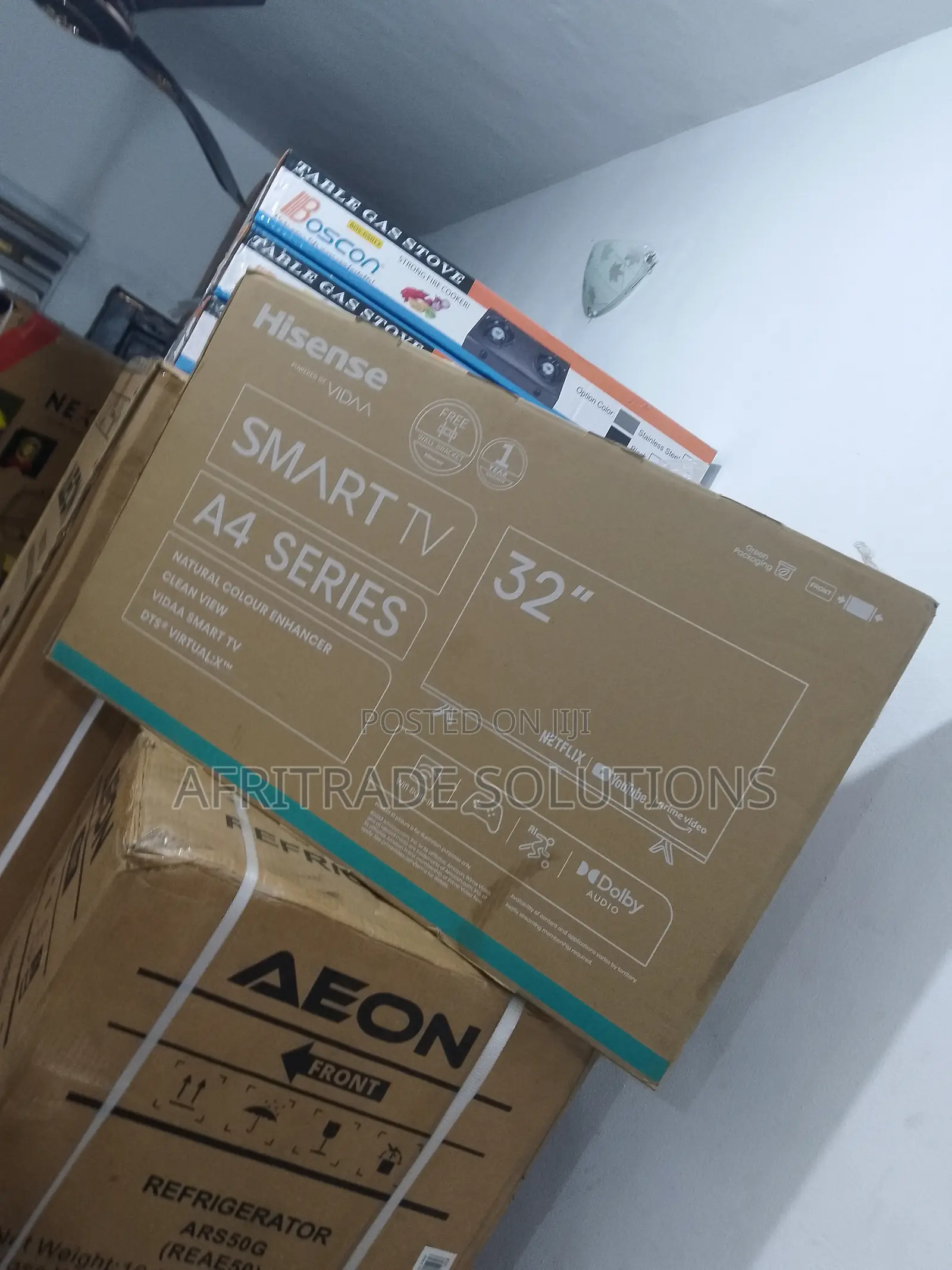 Efficient 32 Inches Hisense Smart HD TV (32A4K)