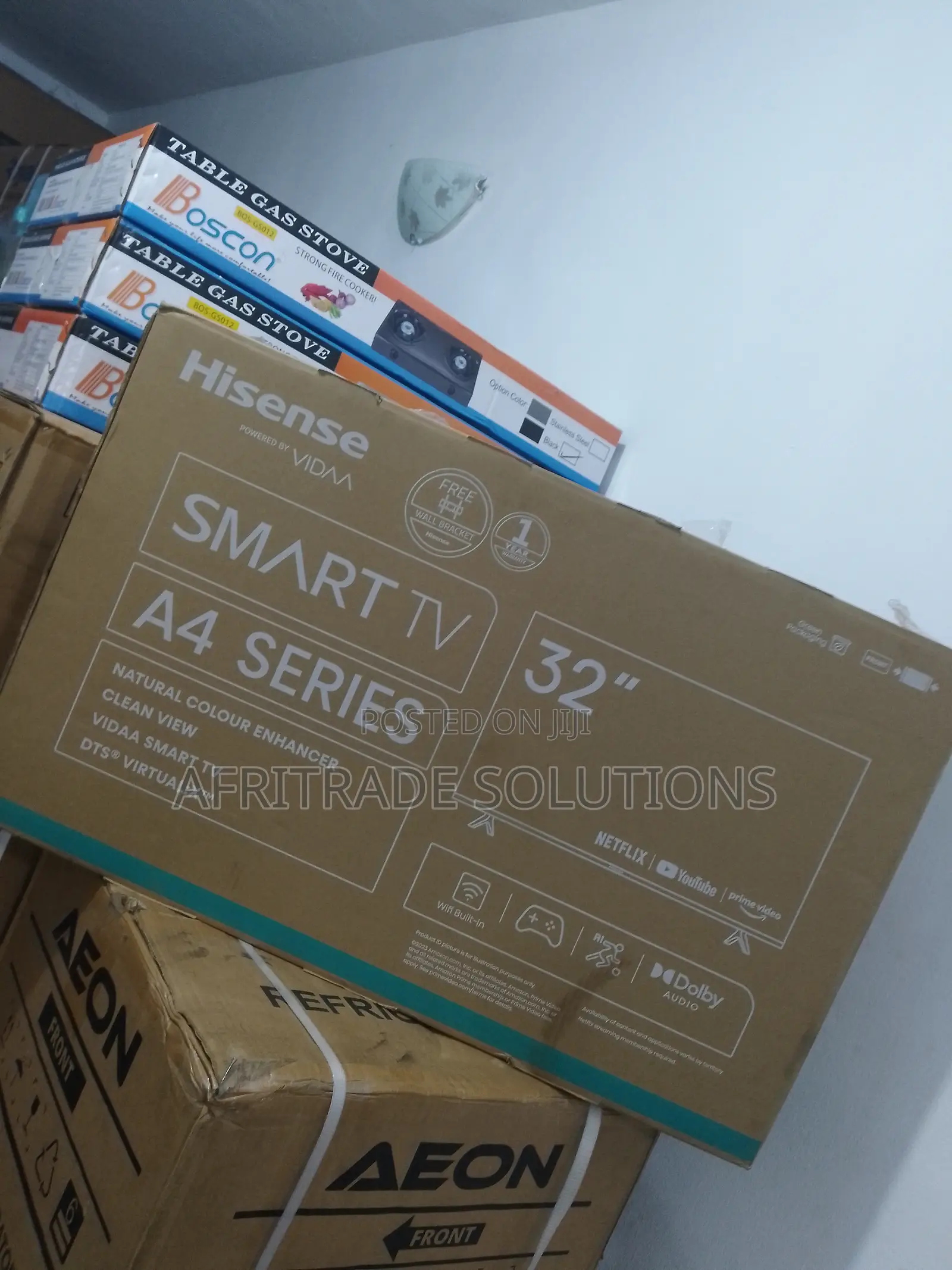Durable 32 Inches Hisense Smart HD TV (32A4K)