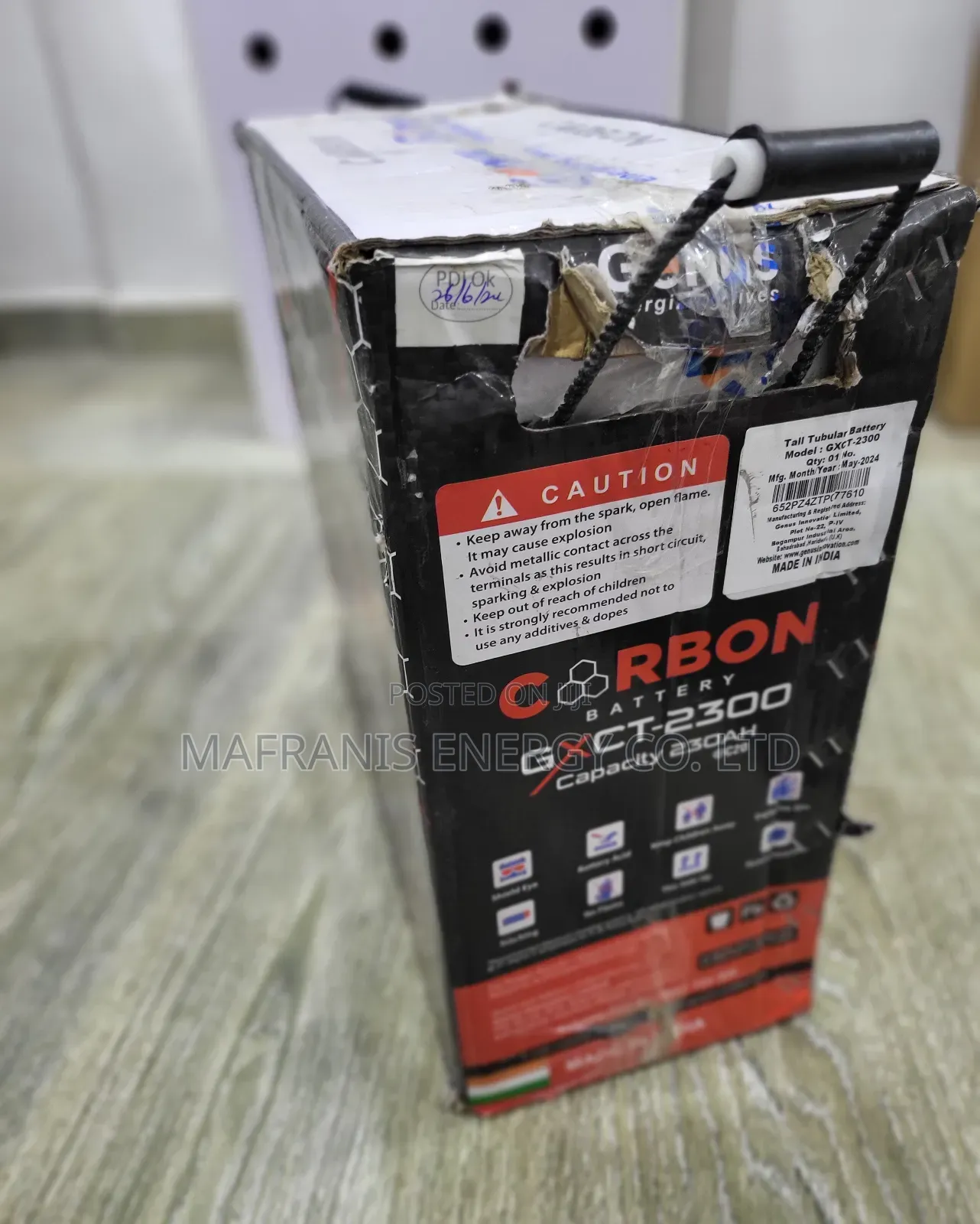 Genus 230 Amp Tubular Batteries