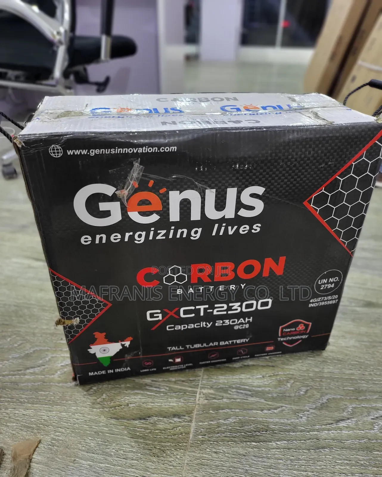 Genus 230 Amp Tubular Batteries
