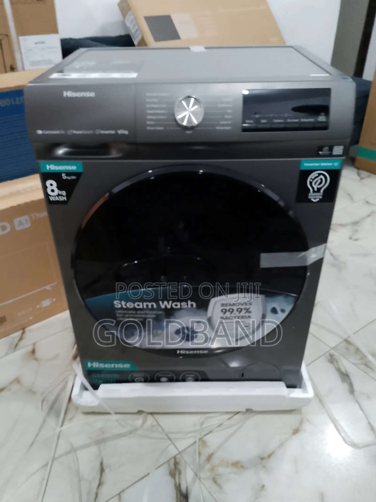 New-Hisense Wash and Dry Machine8kg-Wd3q8043bt