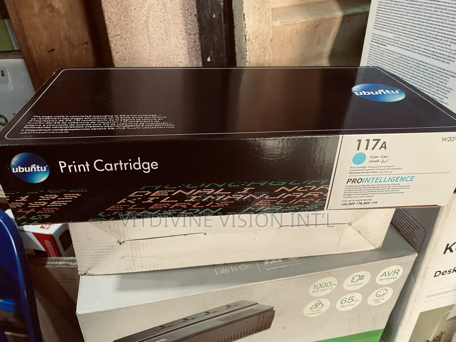 Ubuntu 117a Toner Cartridge ,Black,Magenta,Yellow