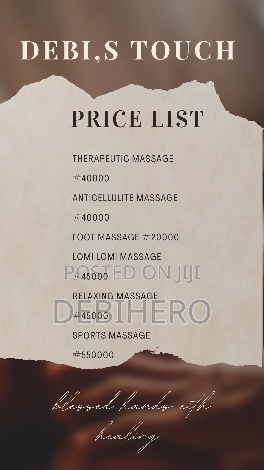 Mobile Massage Service