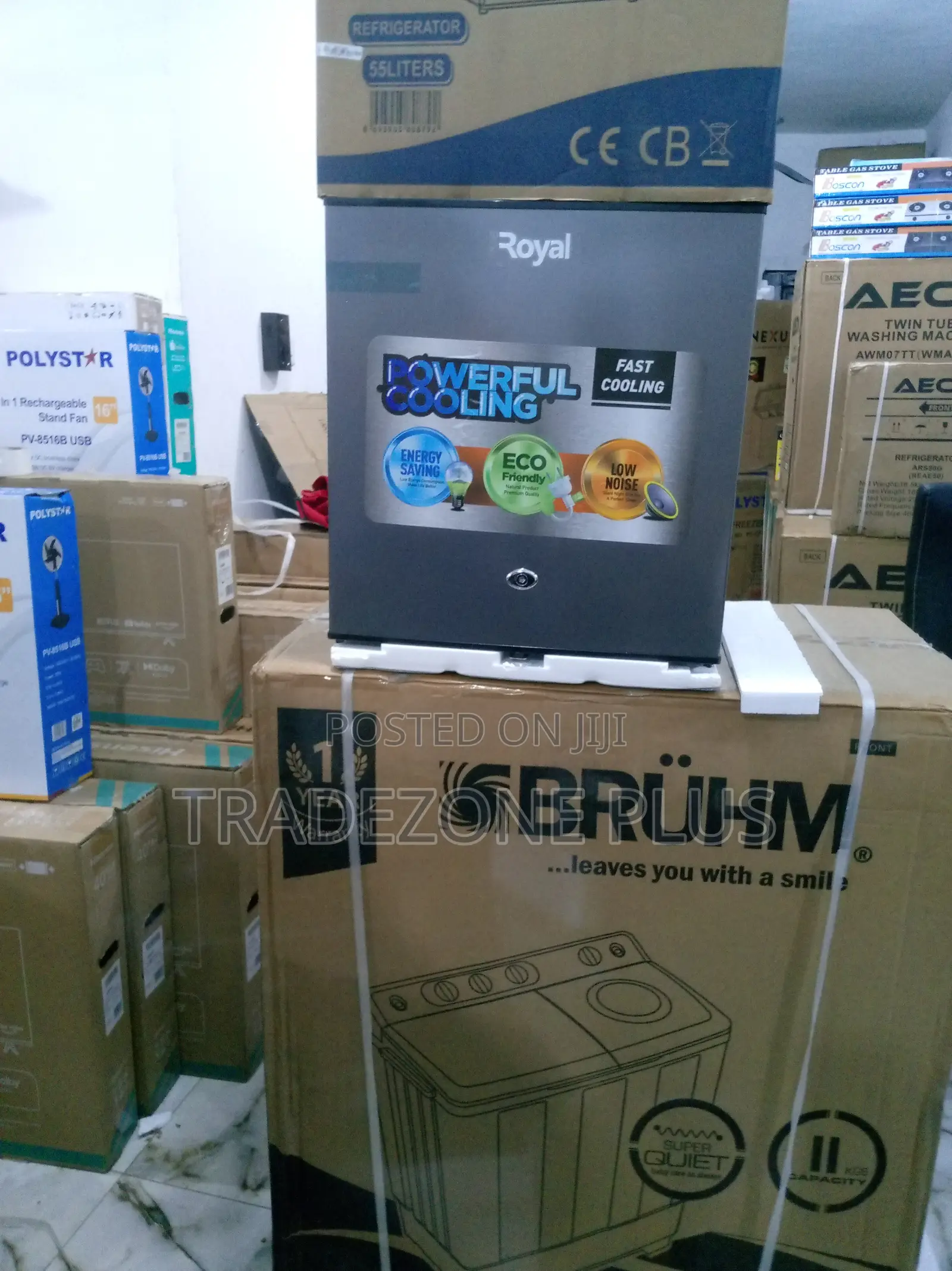 Brand New Royal Single Door 55L Bedside Refrigerator