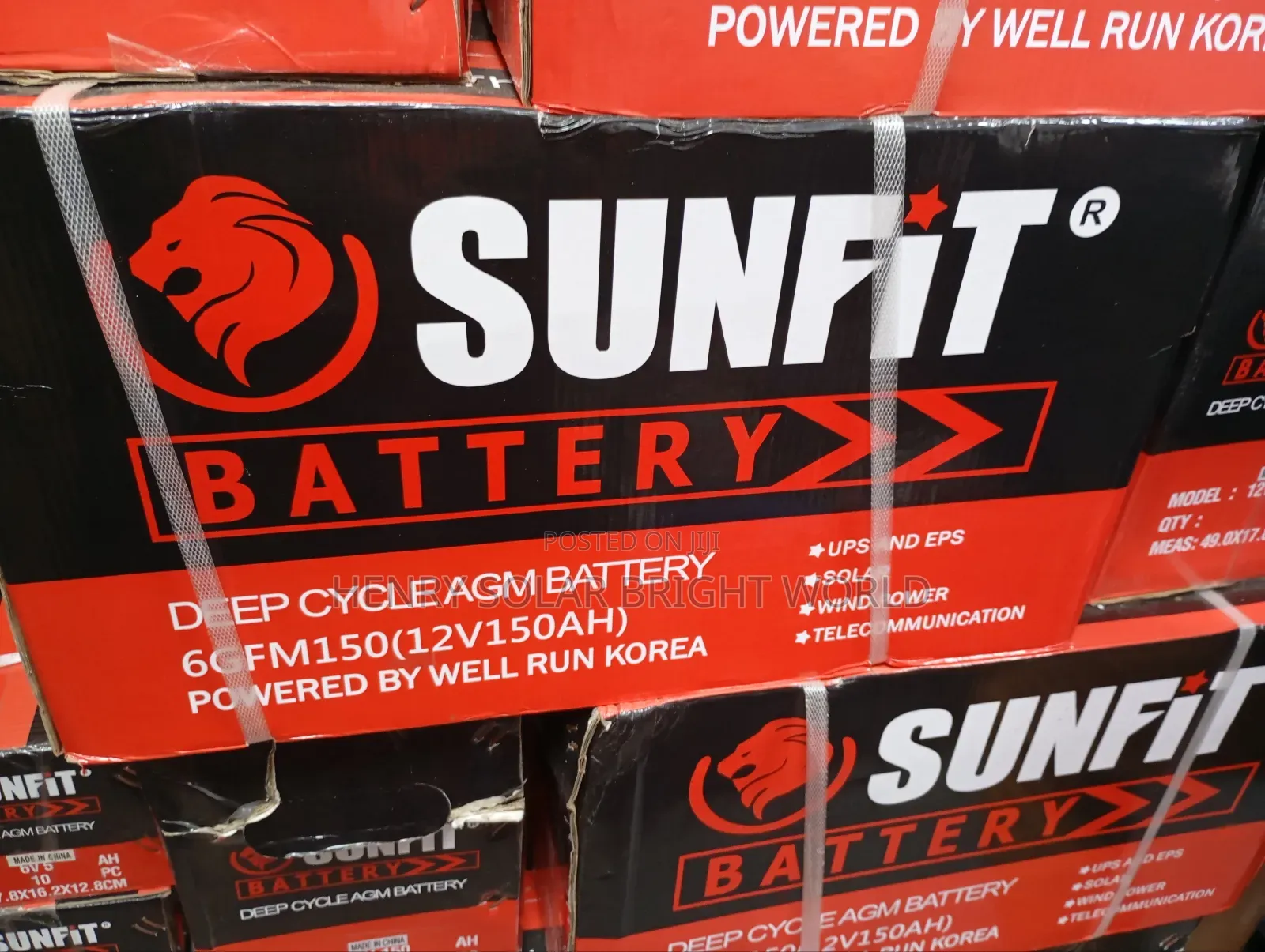 Sunfit 150ah 12v Gel Battery