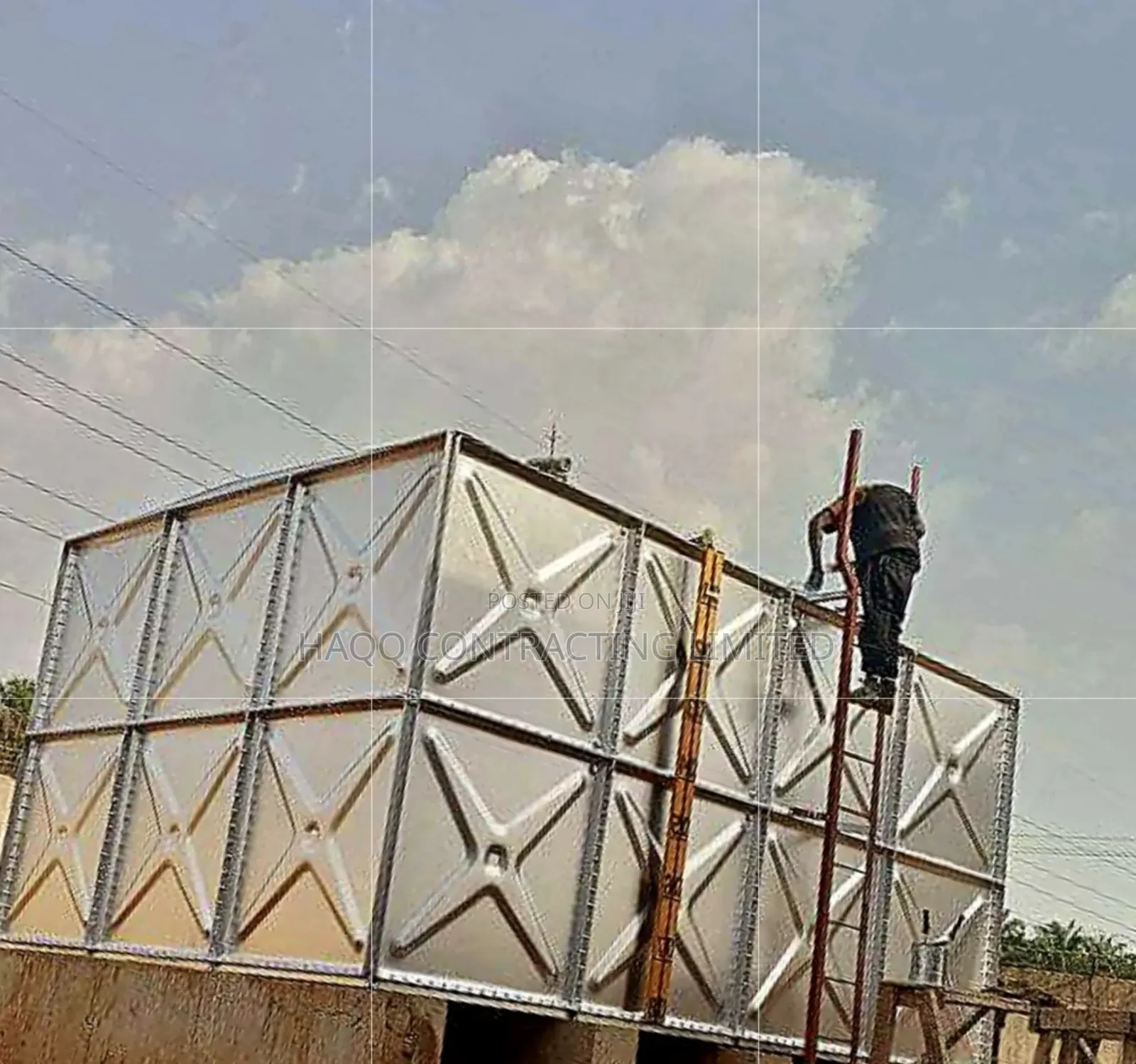 Water Storage Tank GRP FRP Tank 20,000 to 200,000 Litres