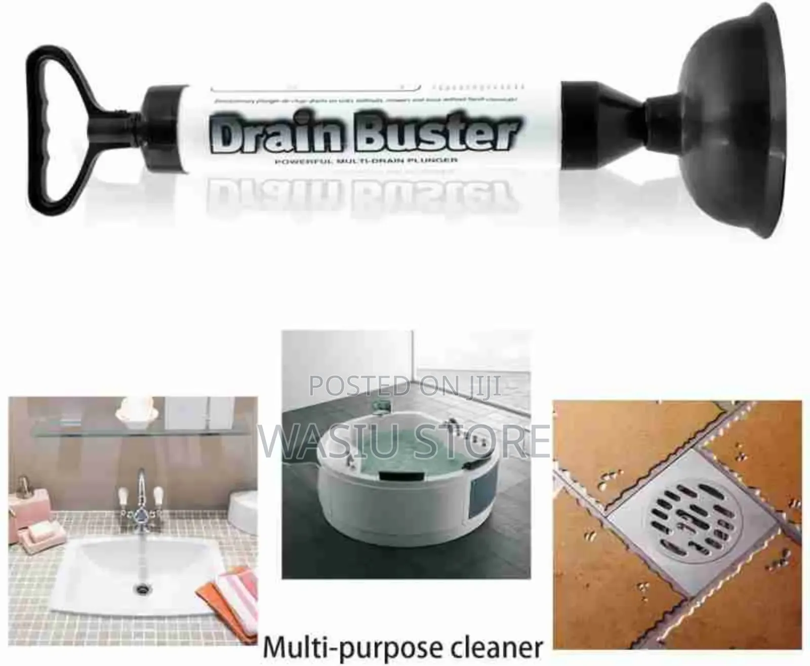 Drain Buster Powerful Toilet Plunger