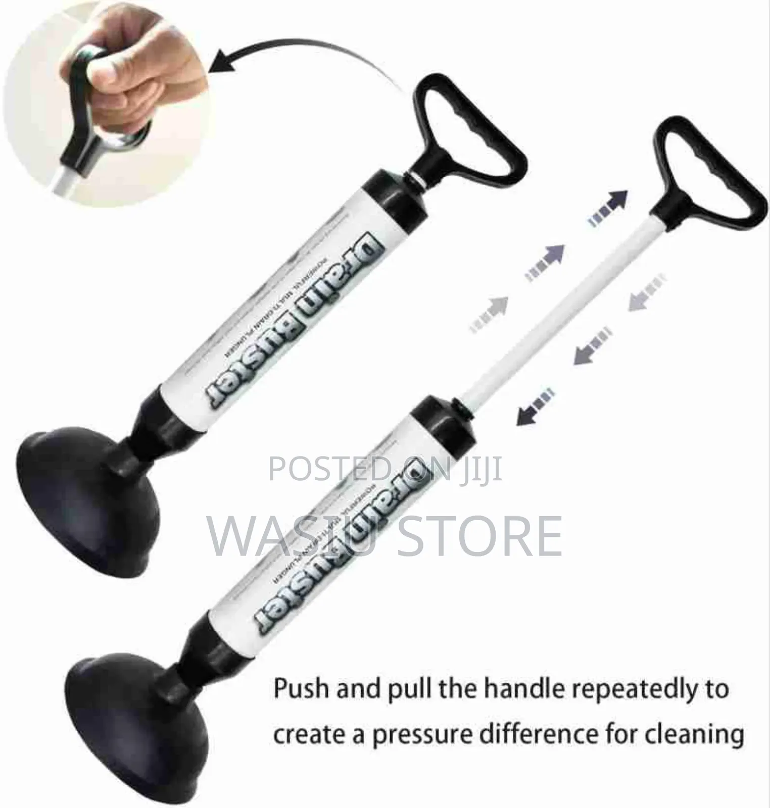 Drain Buster Powerful Toilet Plunger