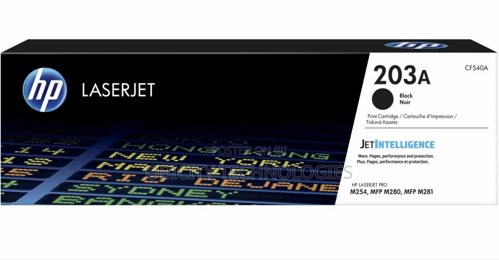 Hp 203a Black Original Laserjet Toner Cartridge
