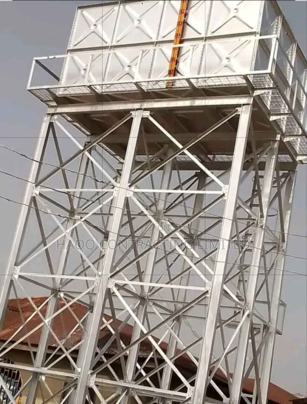 Braithwaite Pressed Steel Water Tank and Water Stanchion