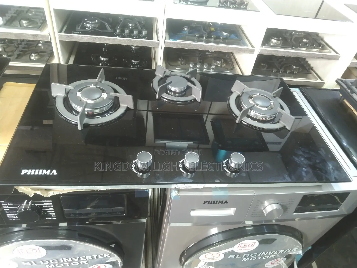 Original Phima Inbuilt Gas Cooker 3 Burner 60x90cm