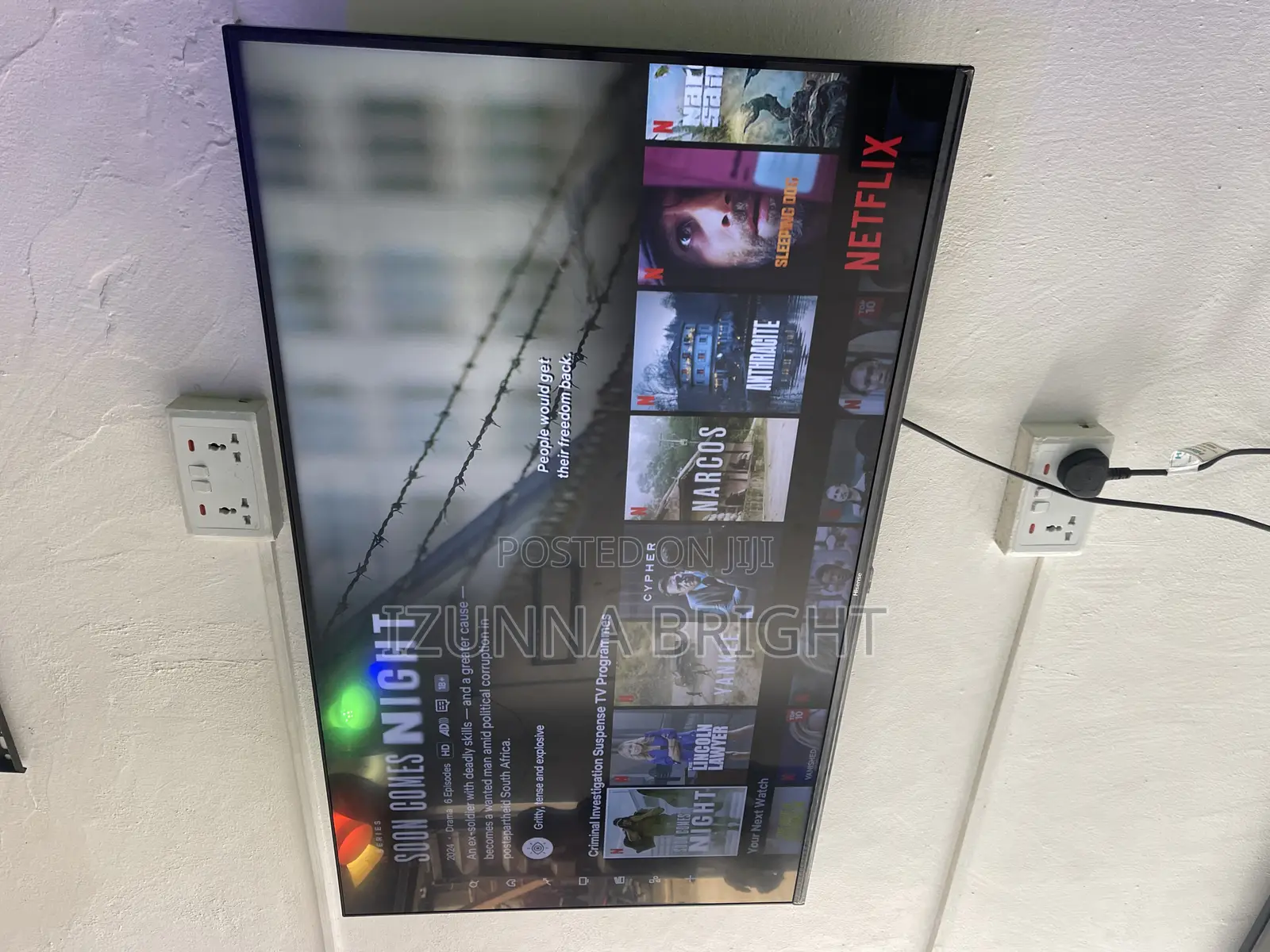 Hisense Frameless 43inch Smart With Free Netflix Account