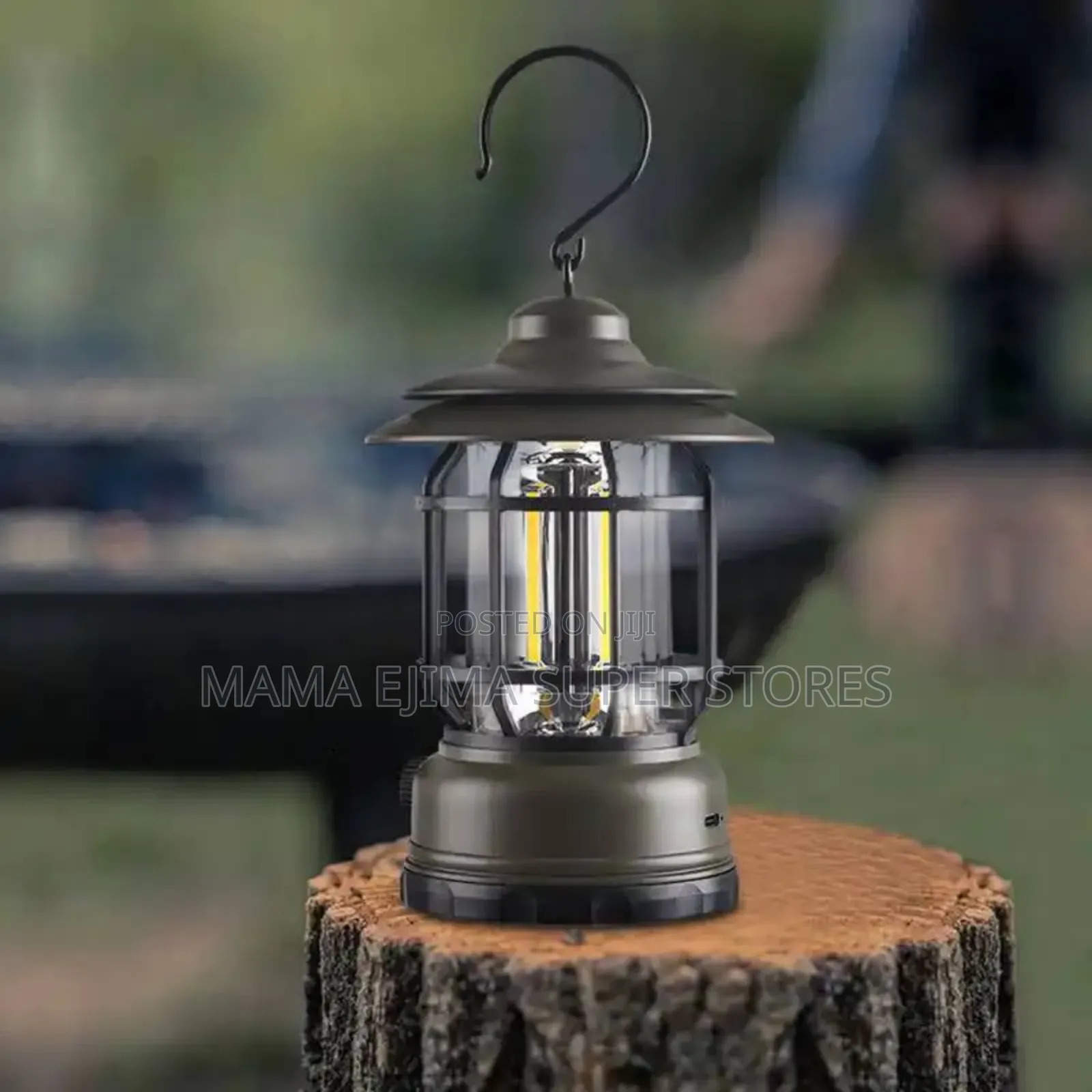 Retro Mini LED Camping Lantern Warm White USB Recharge Trave