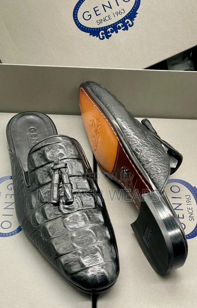 Pure Italian Genio Leather Half Shoe