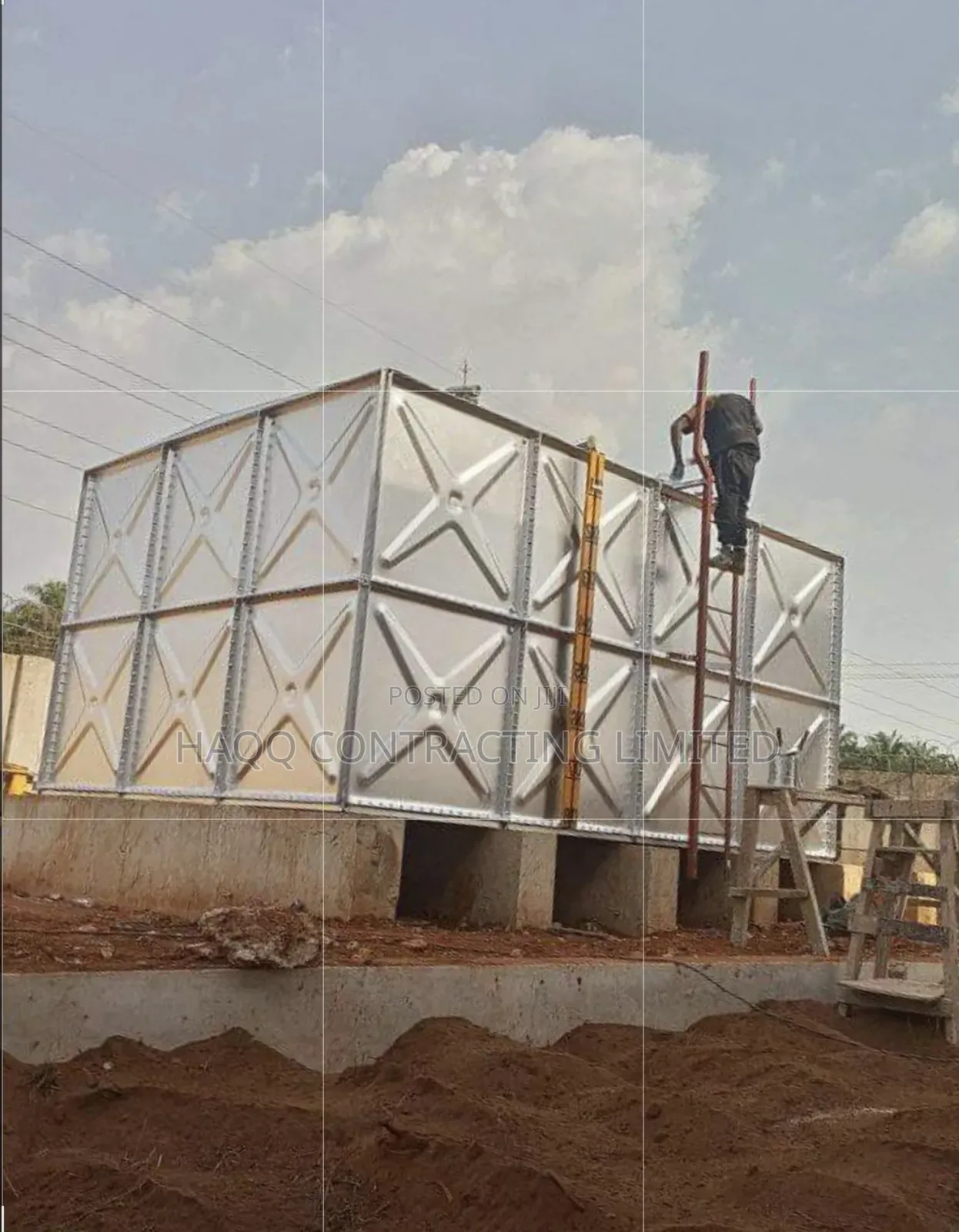Water Tank/Pressed Steel Braithwaite Panels Water Tank