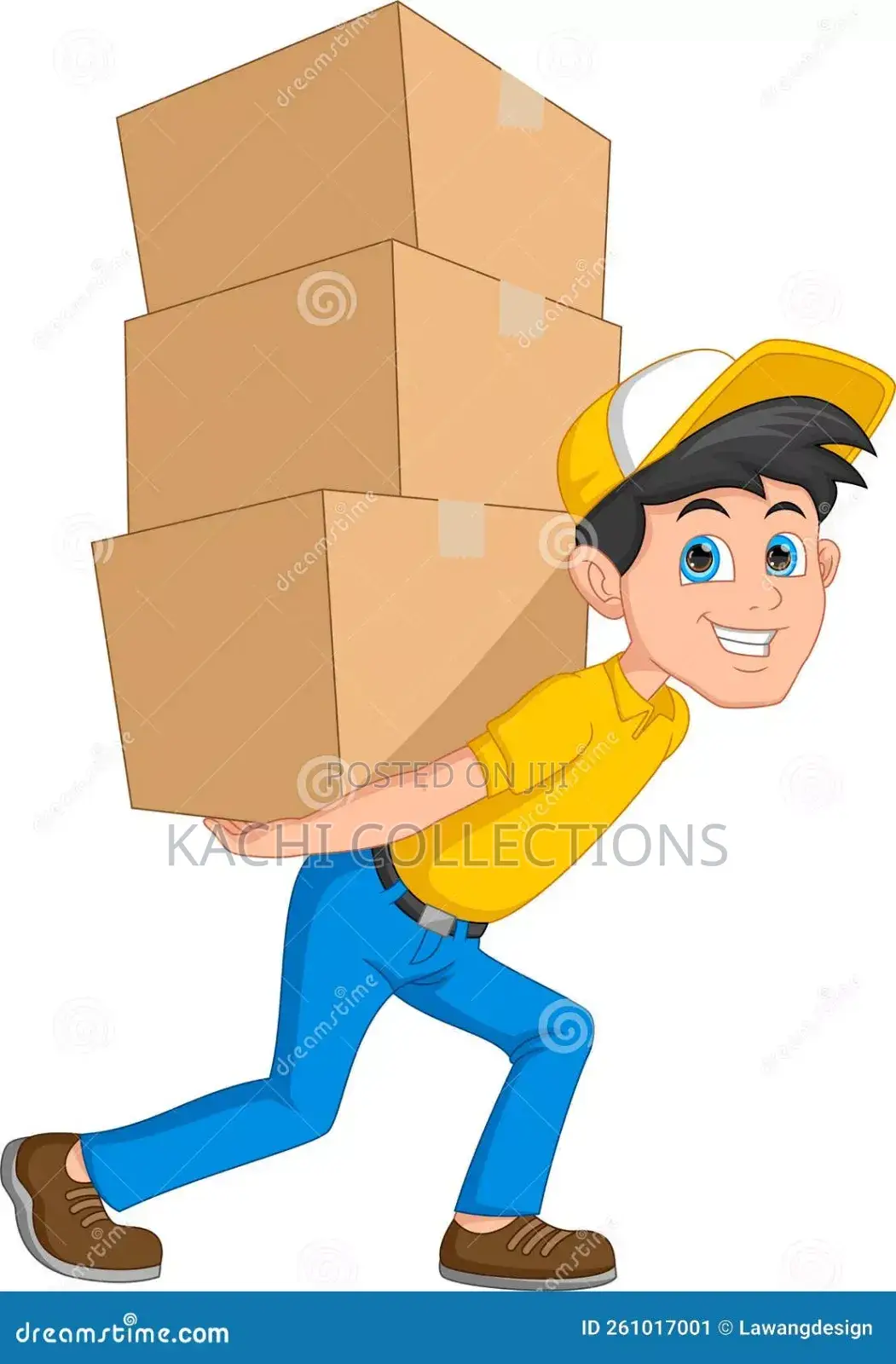 Heavy Equipment Packing Cartons.