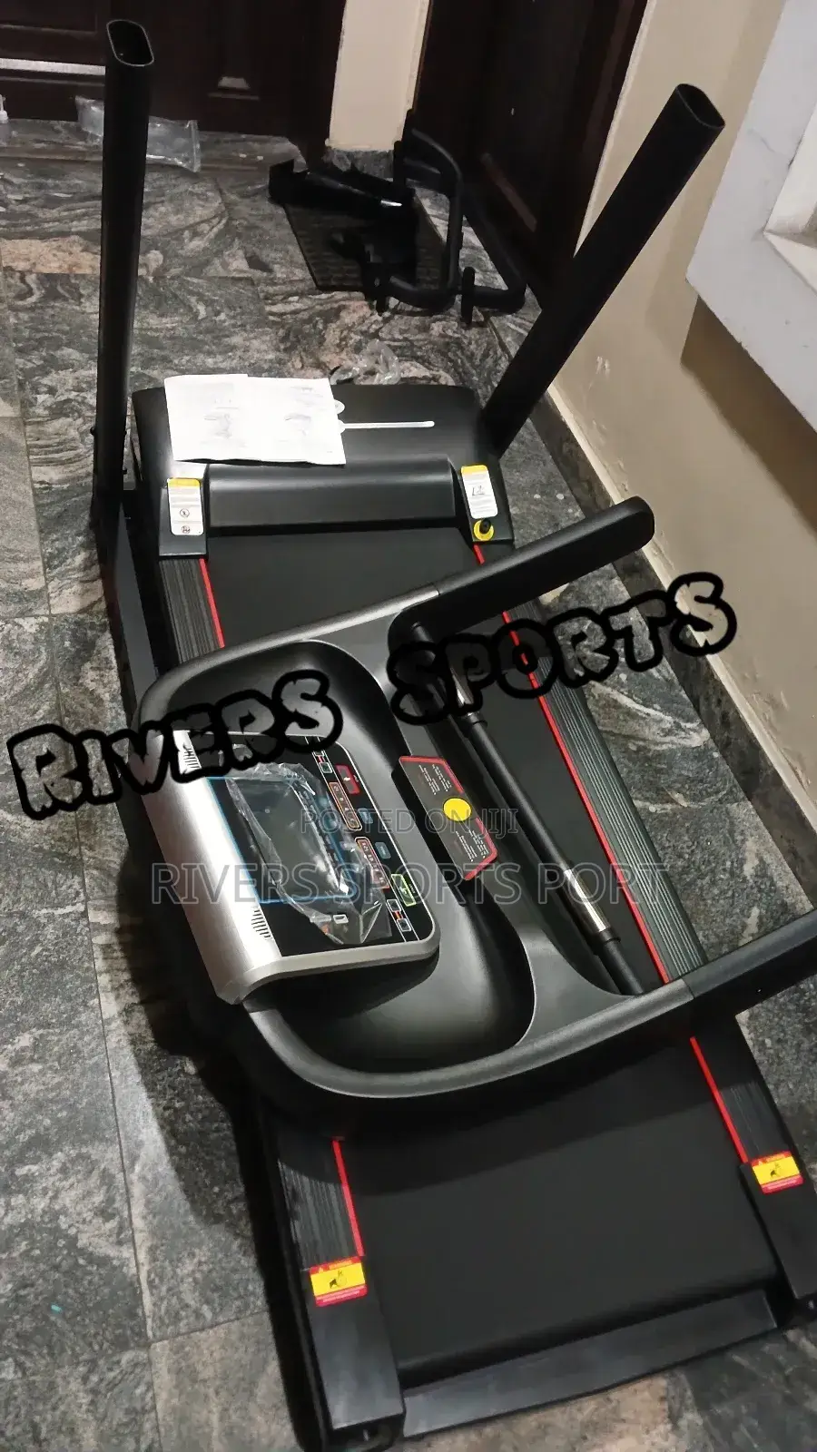 4HP Treadmill With Massage, Twister, Dumbbell, Mp3 Speaker