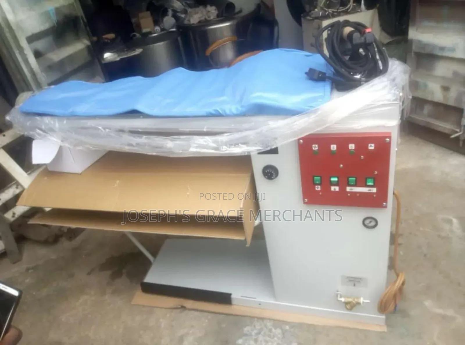 Industrial Finishing Ironing Table With Steam Boiler 