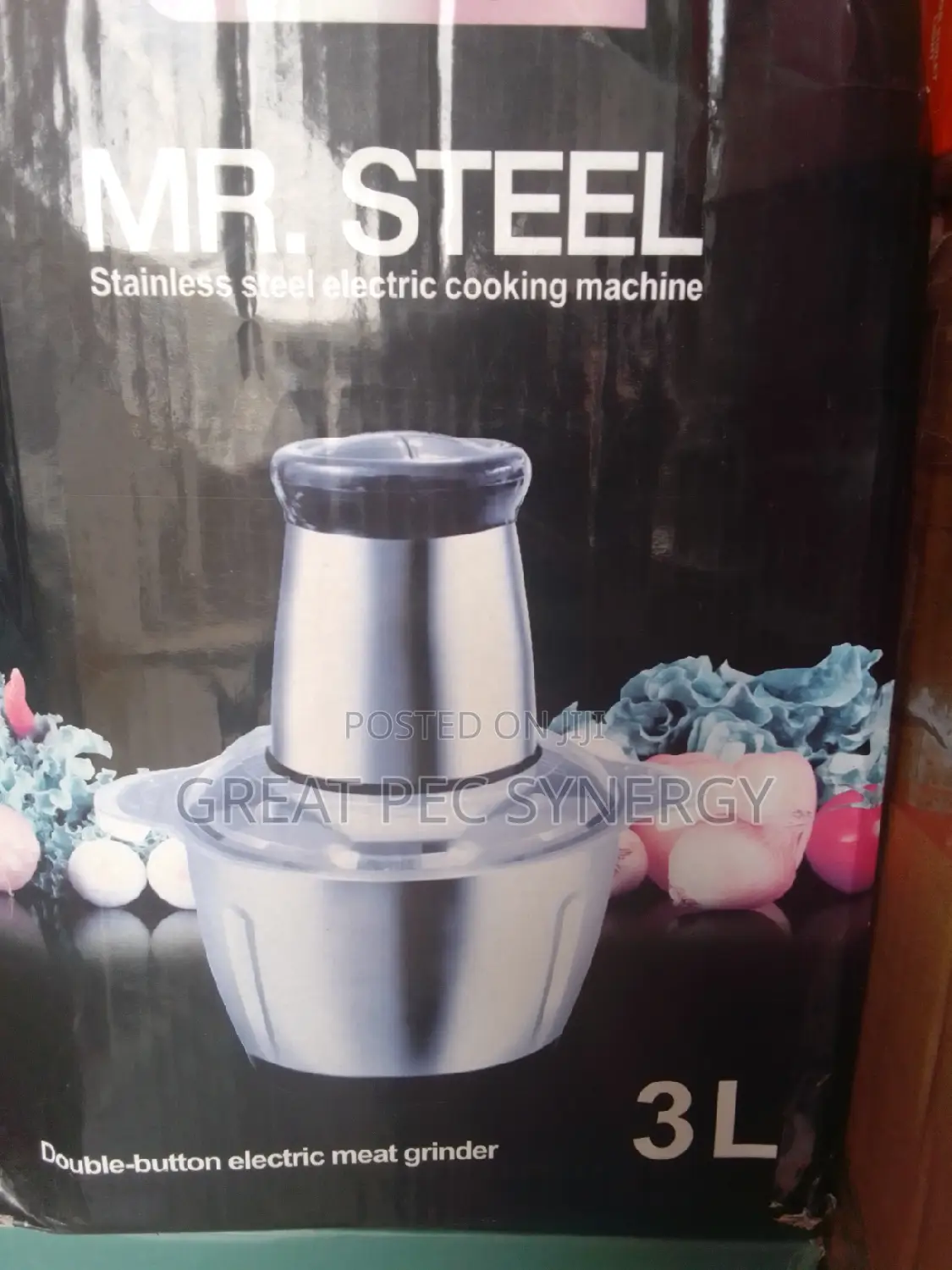 3 Liter Mr Steel Stainless Steel Electric Cooking Machine