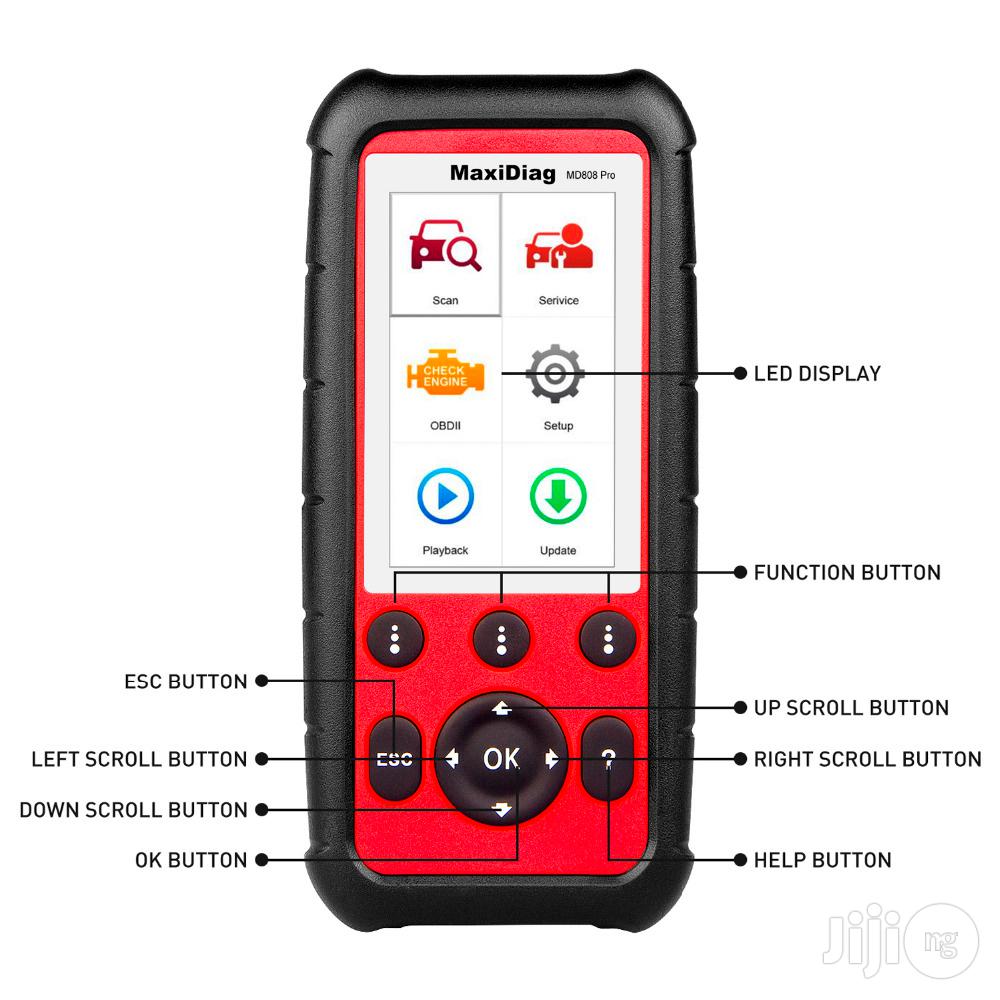 Autel Maxdiag MD808 PRO Car Scaner BMS/Oil Reset/ SRS/EPB/DP