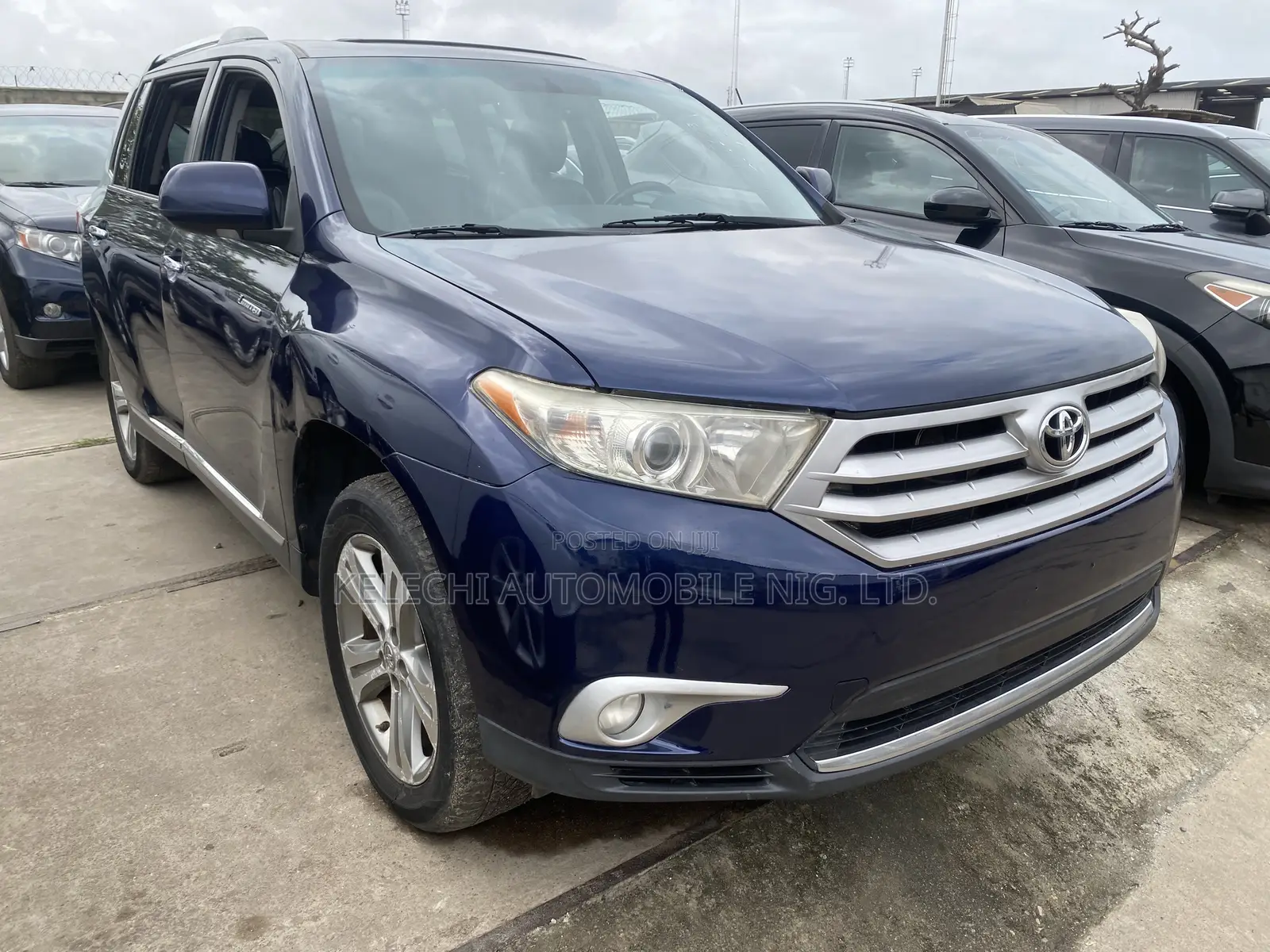 Toyota Highlander Limited 2012 Blue