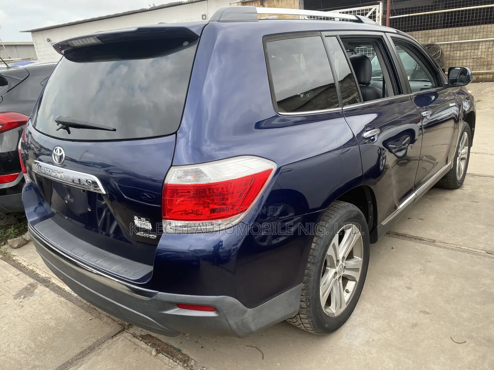 Toyota Highlander Limited 2012 Blue