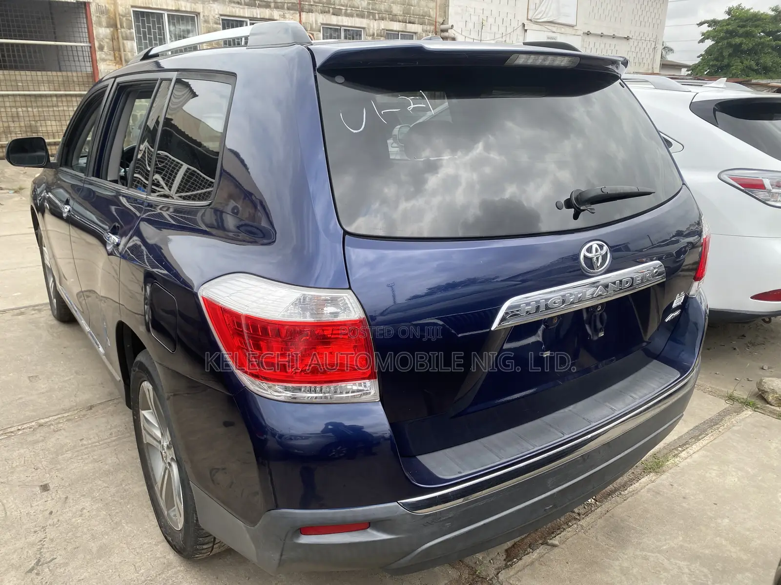 Toyota Highlander Limited 2012 Blue