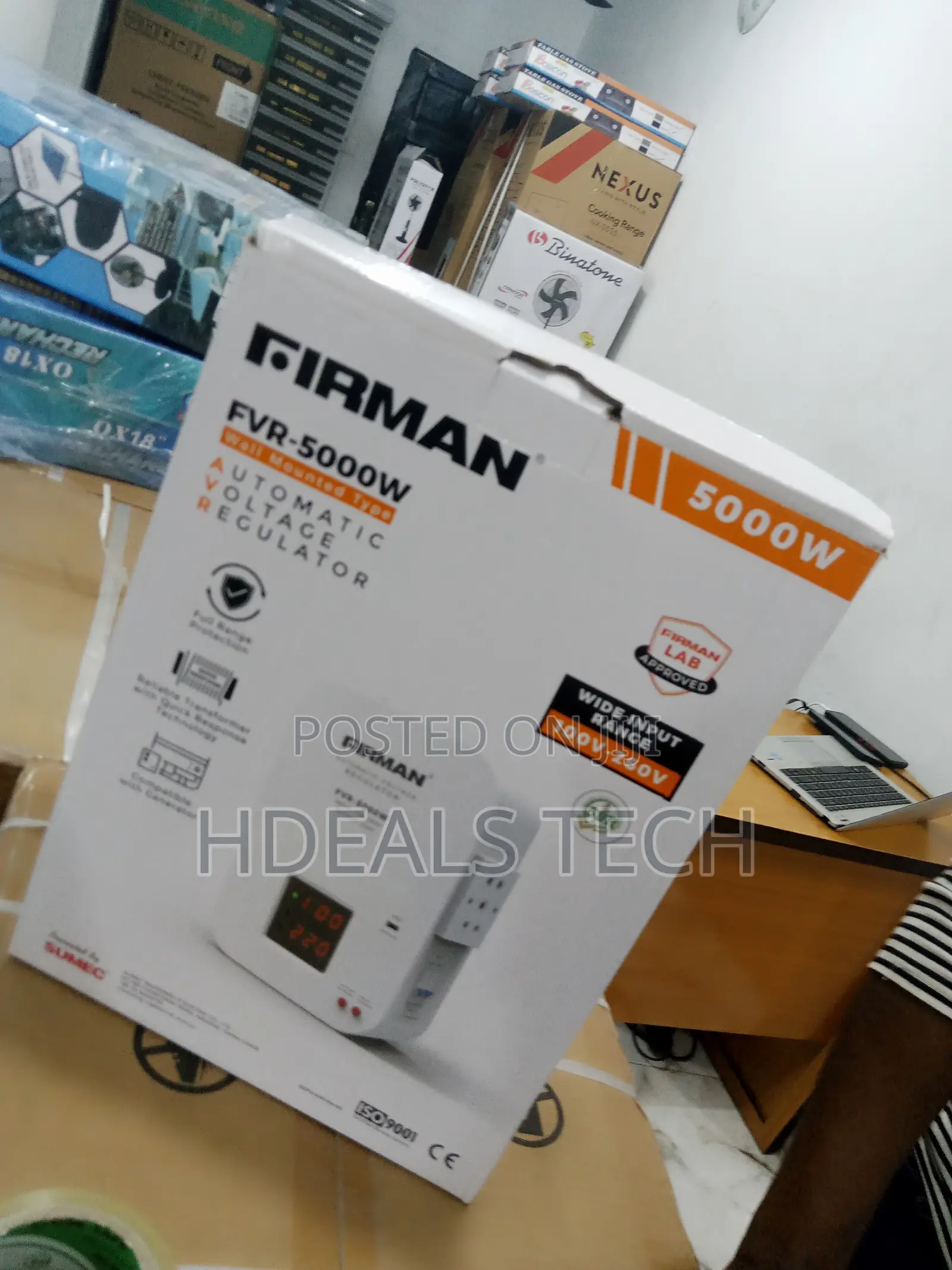 Powerful Stabilizer Voltage Regulator > 5000W > Fireman