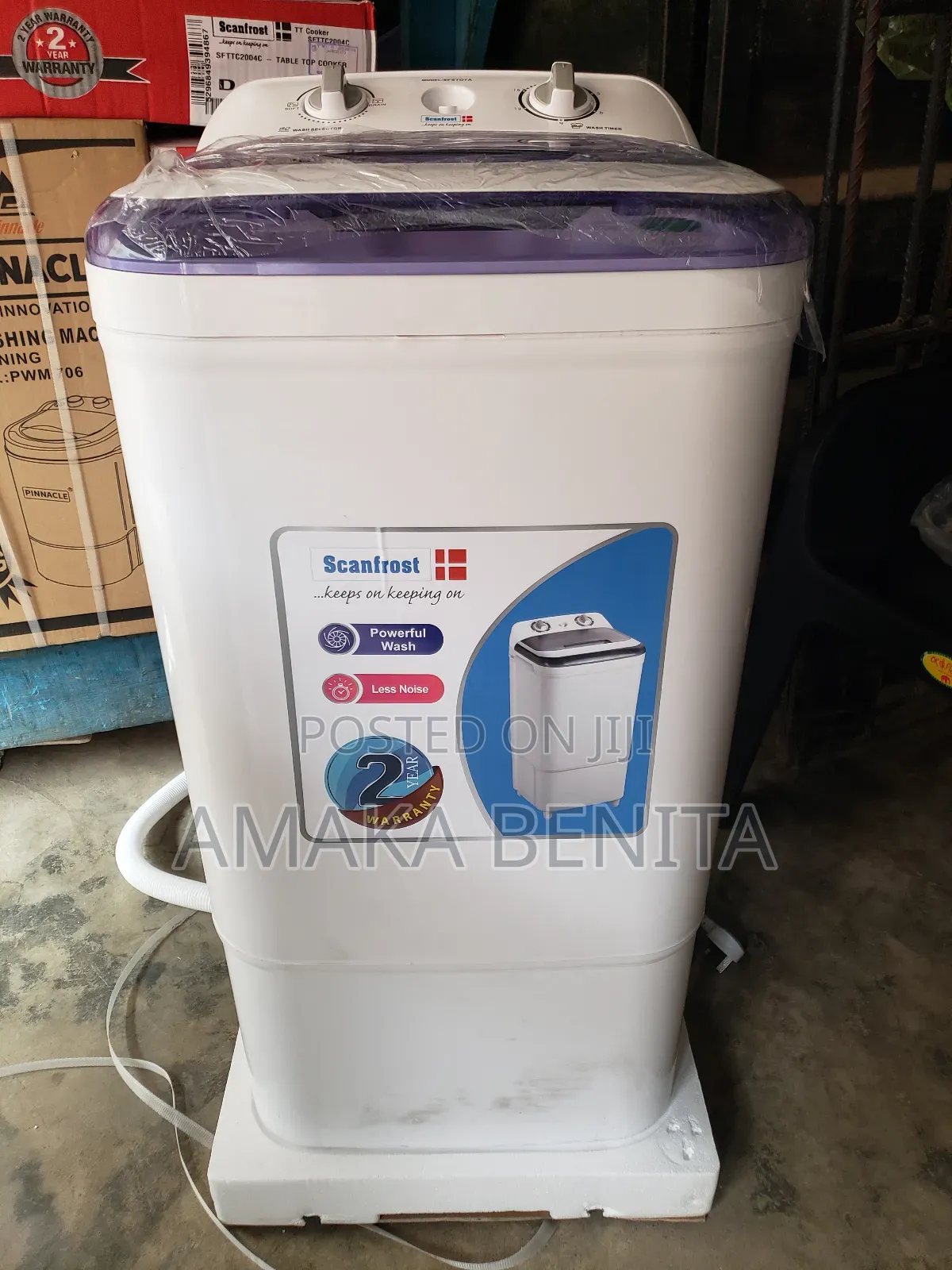 Scanfrost Single Tub Washing Machine 7kg