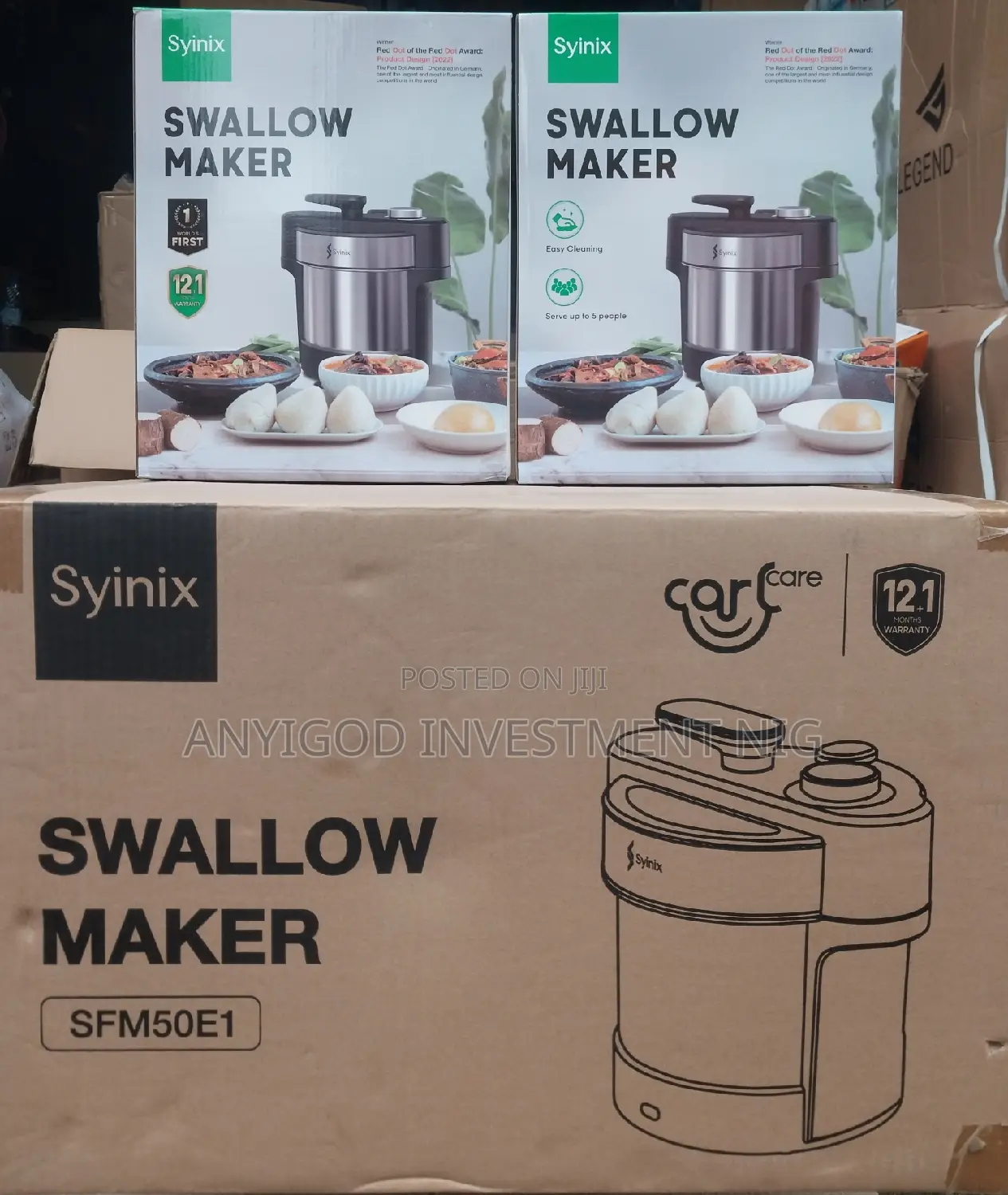 Syinix 5l Automatic Yam Fufu Pounder (Multipurpose)